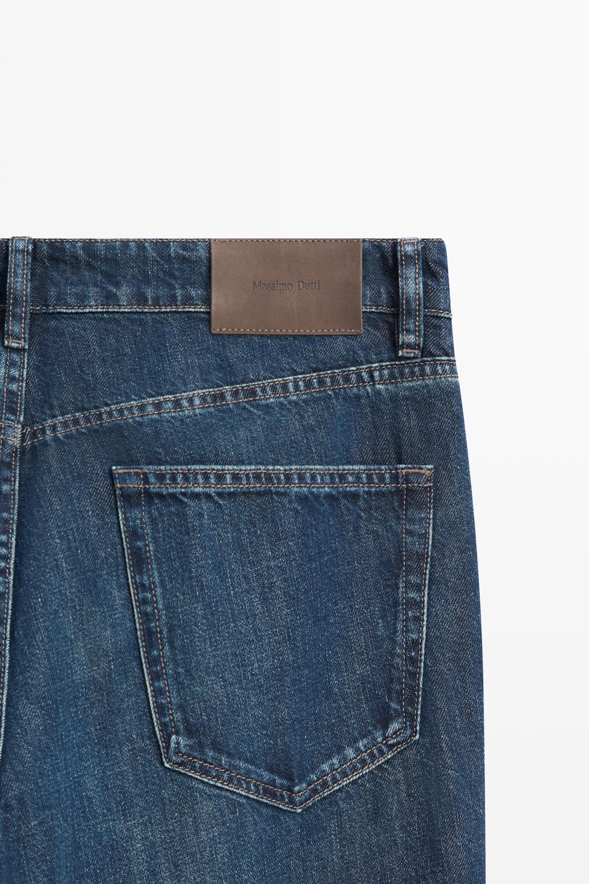 Tapered fit jeans — NAVY BLUE