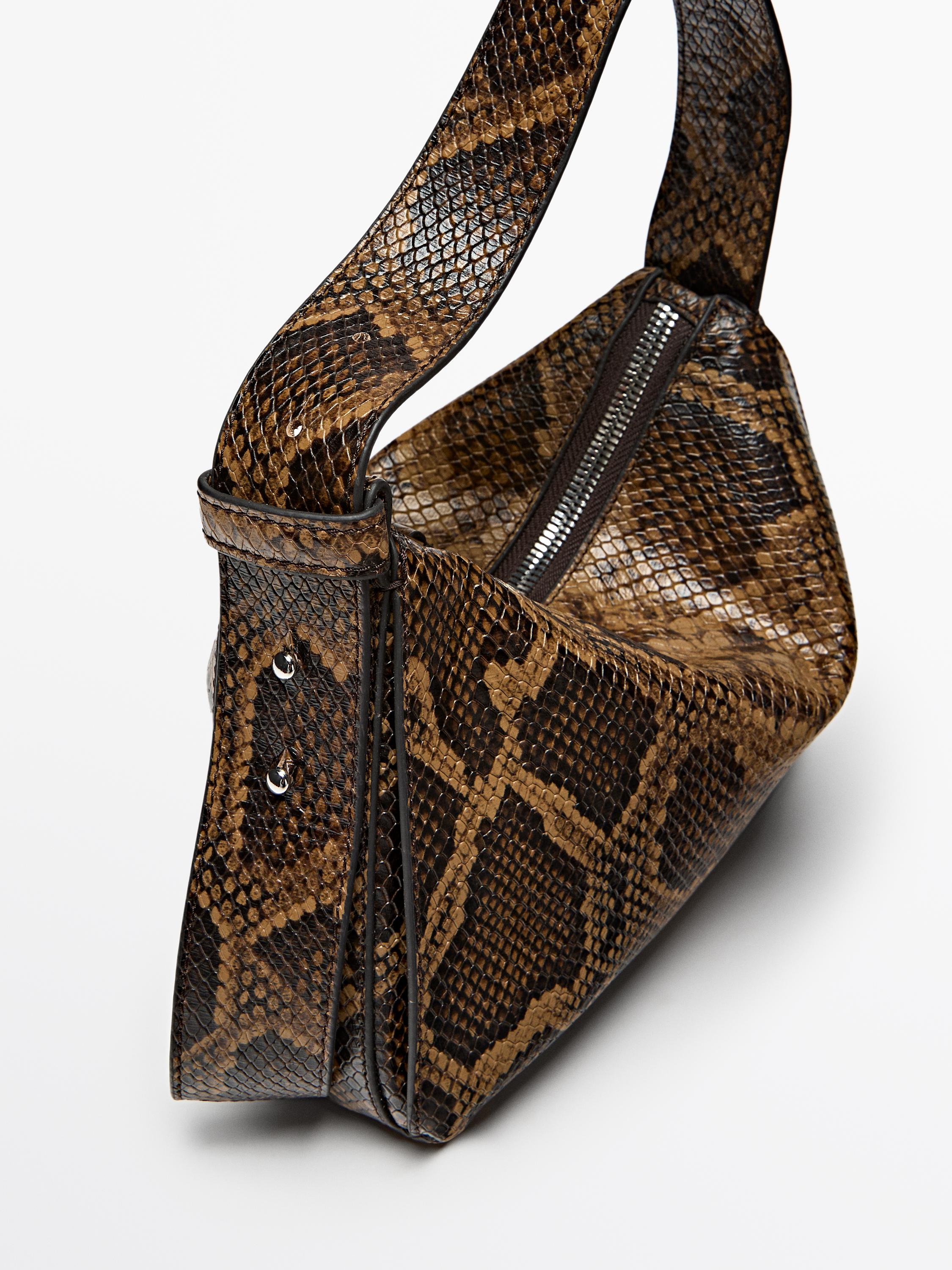 Μικρή τσάντα ώμου animal print
