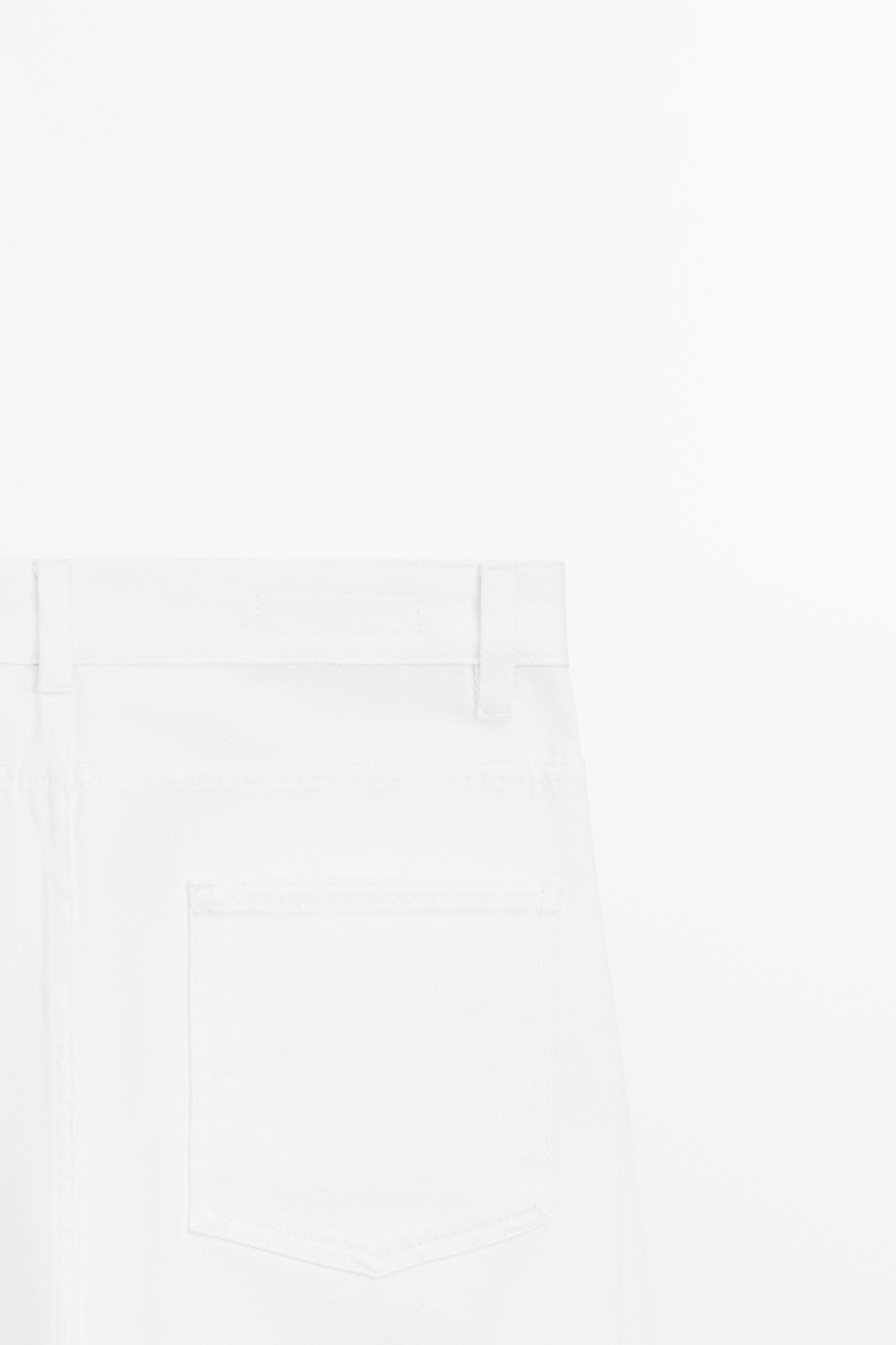 Mid-rise balloon fit jeans — Off white