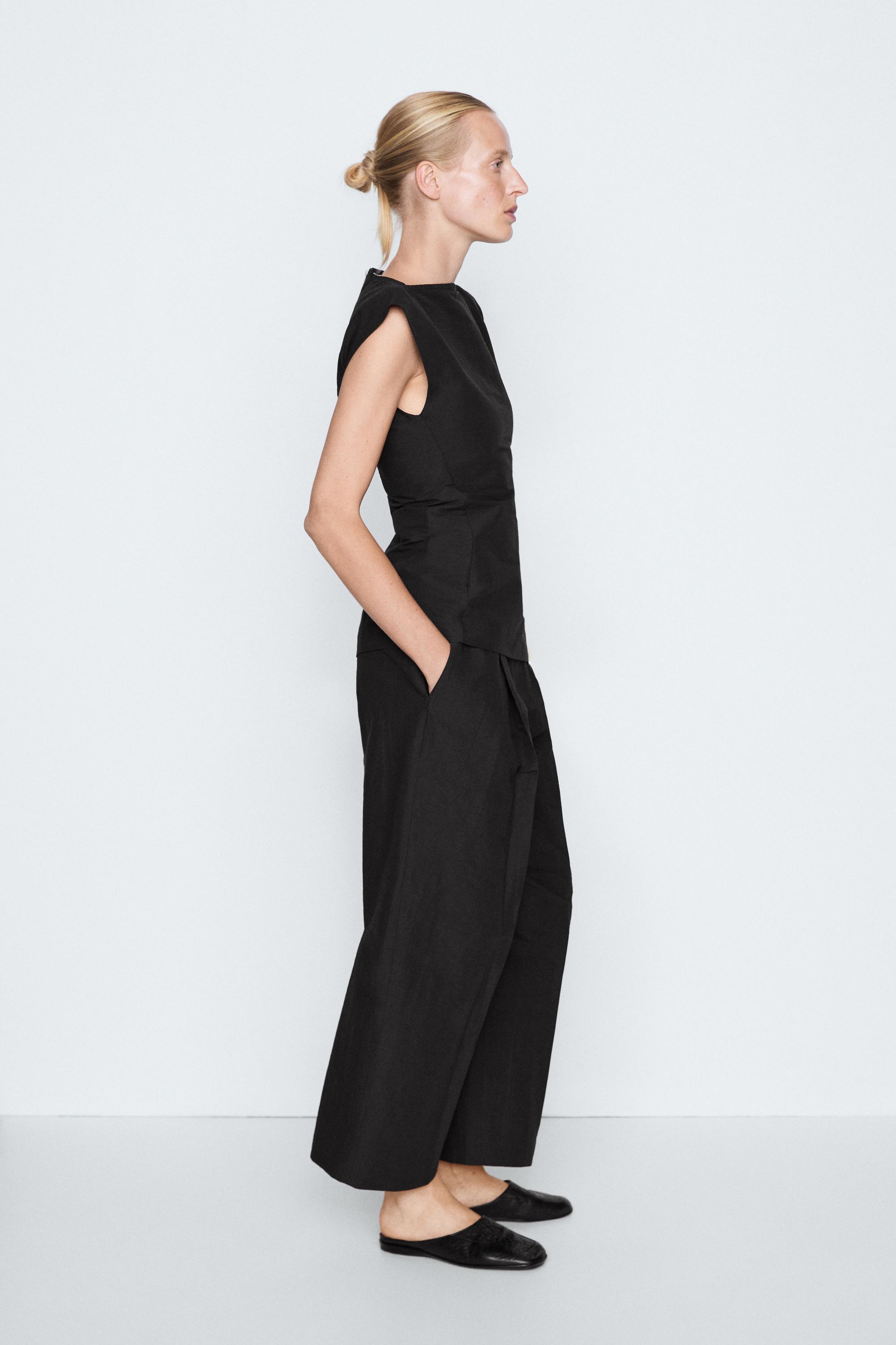 Top entallat detall cremallera - STUDIO