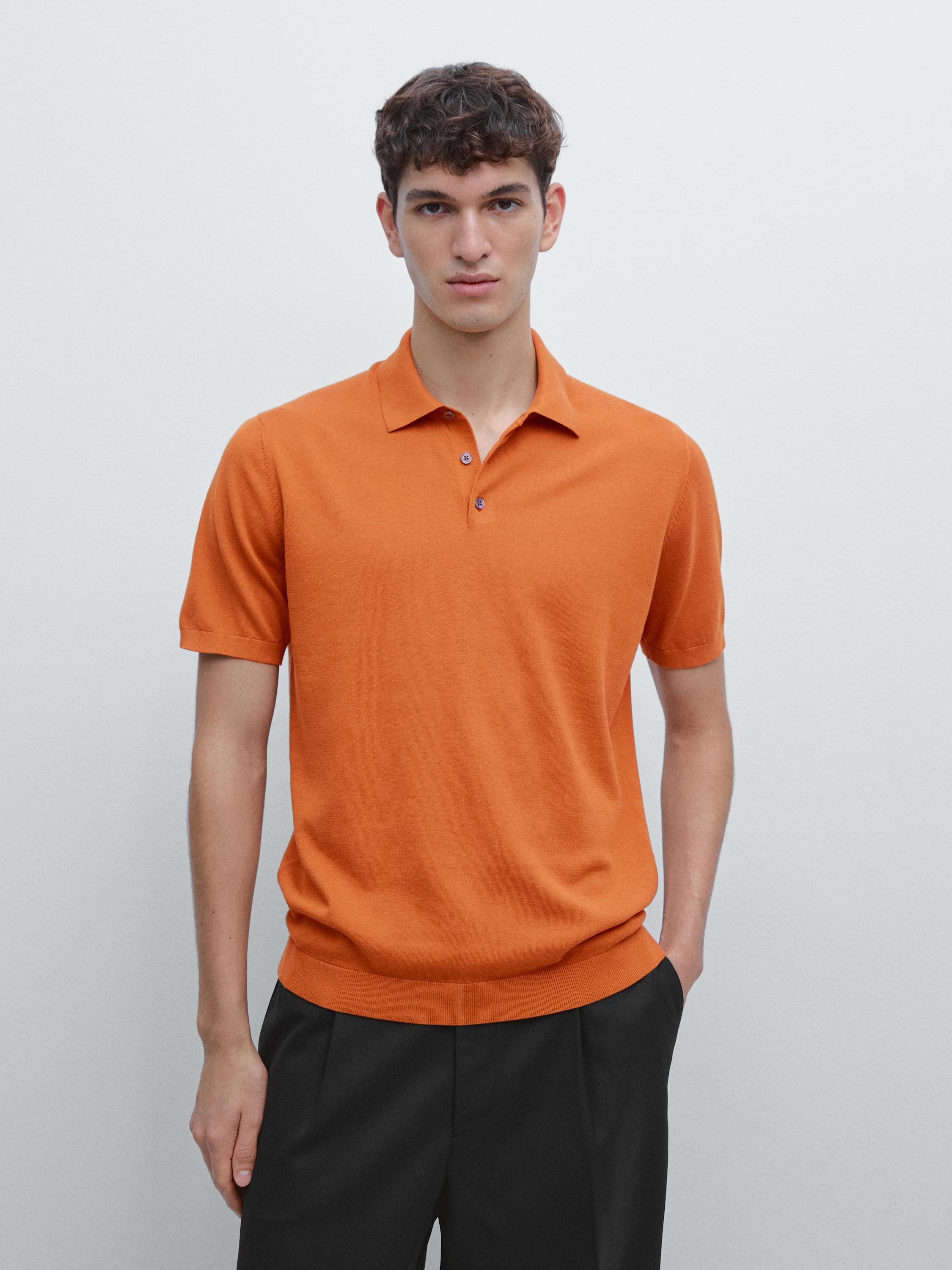 Polo punto manga corta 100% algodón