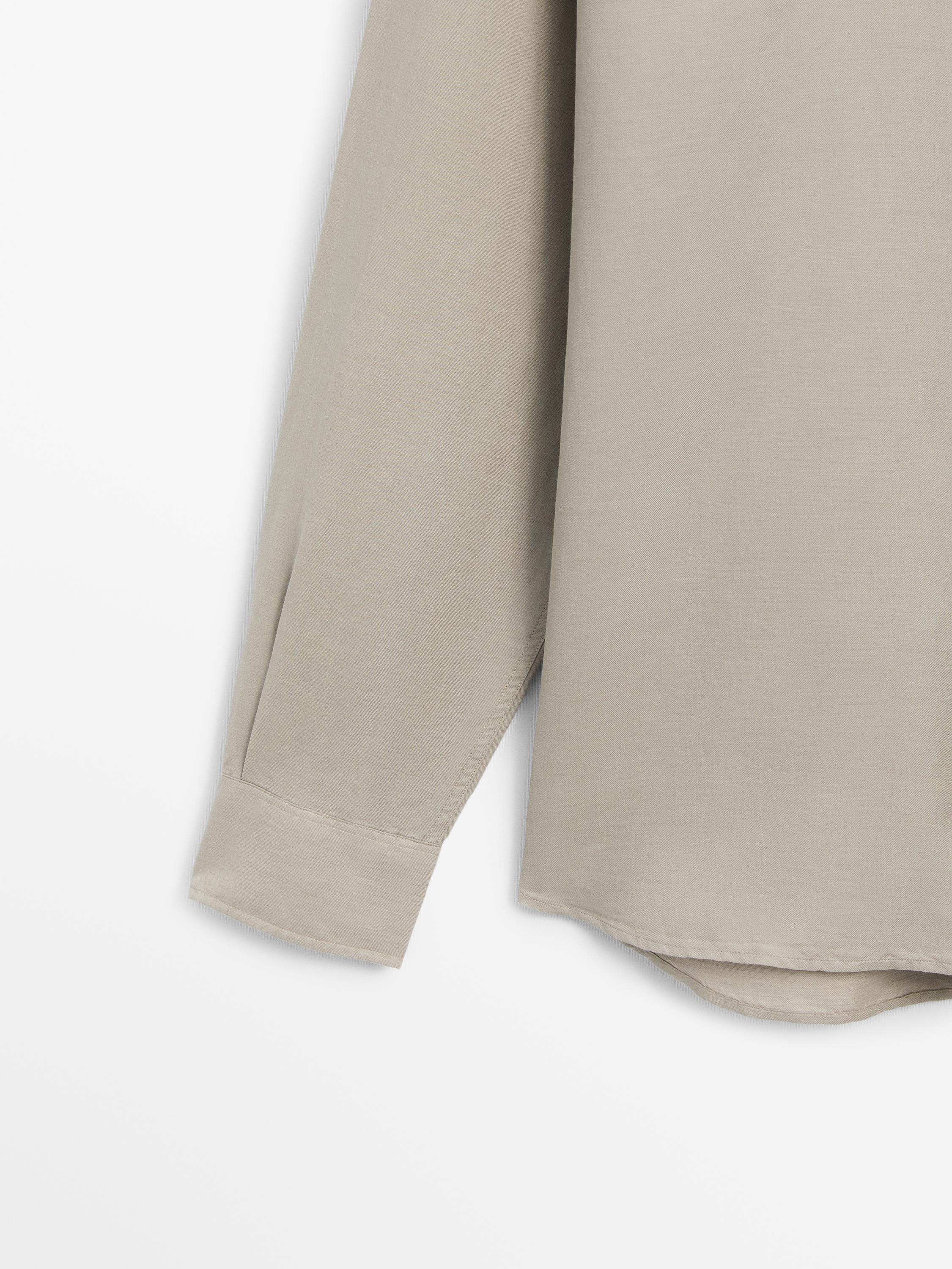 Hemd aus Baumwollmischgewebe im Regular Fit