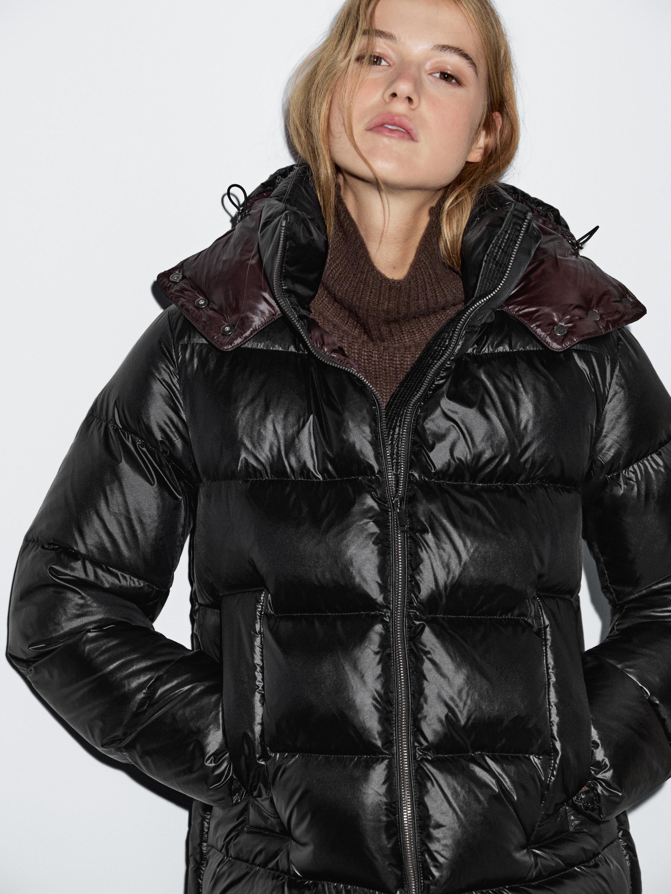Chaqueta plumífero shiny water repellent