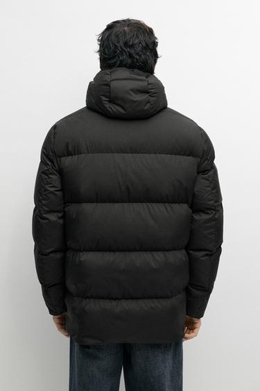 Down jacket with pocket detail — CHARCOAL 5