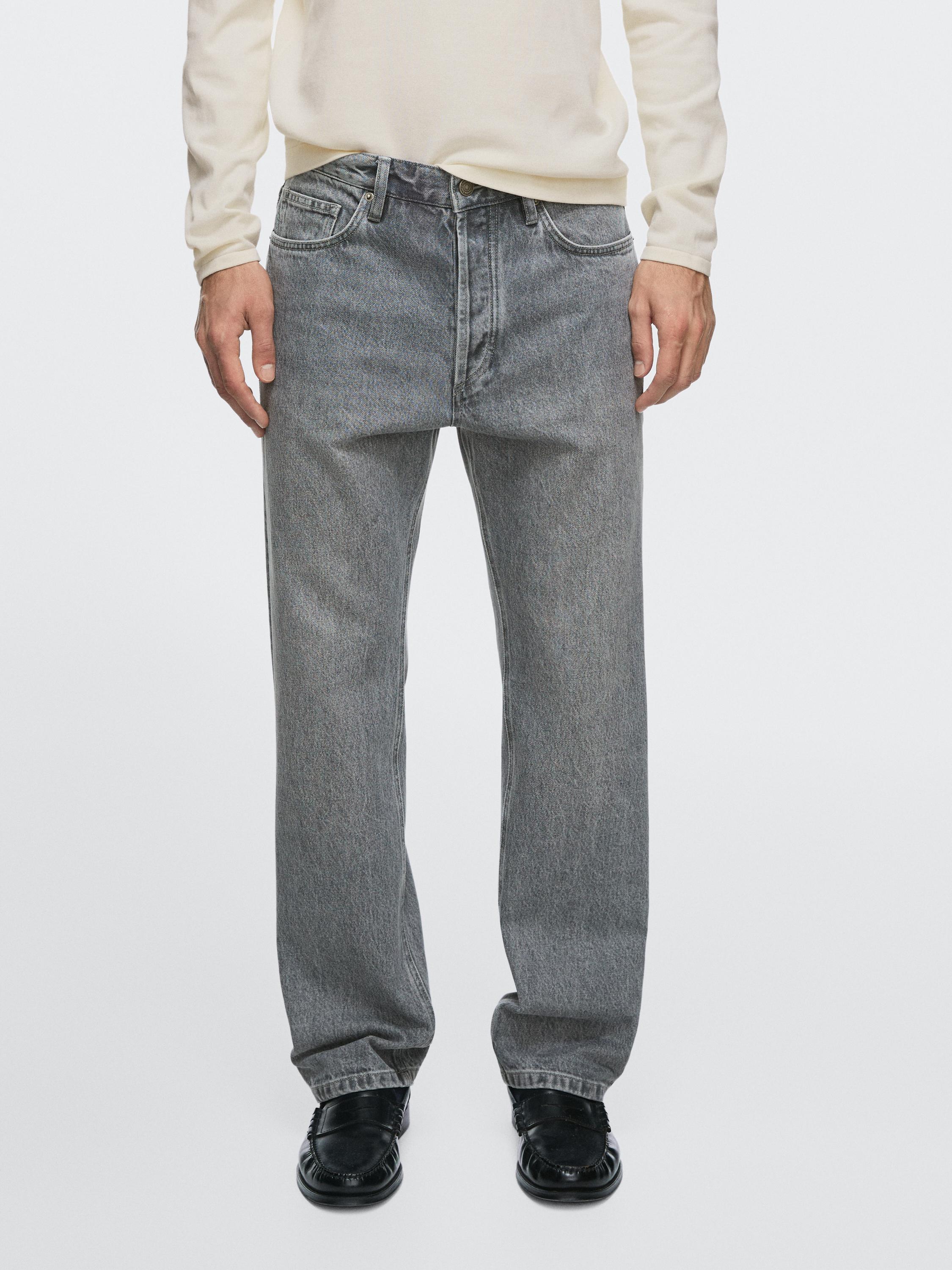 Straight-leg jeans — BLUISH GREY