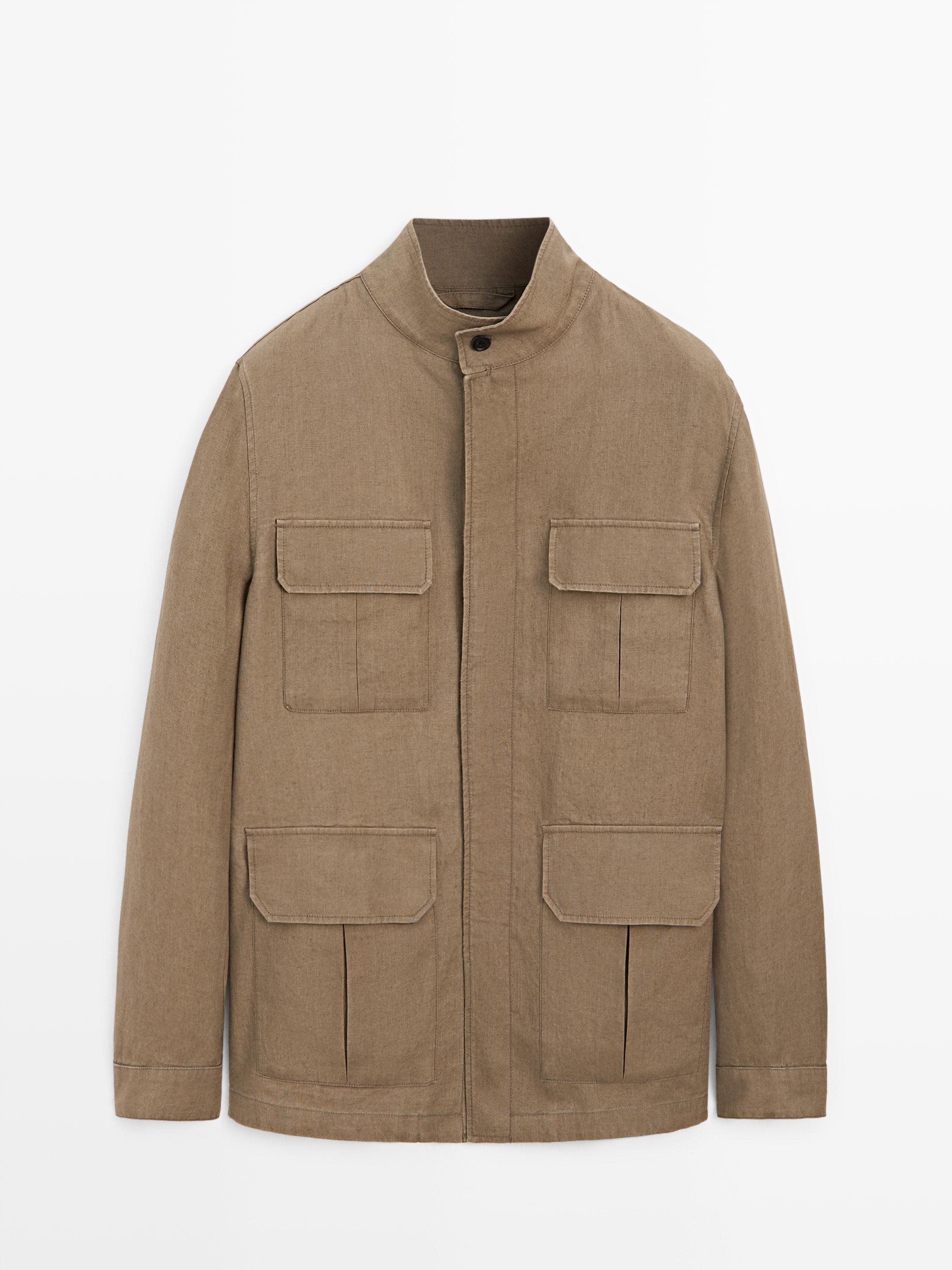 100% linen Safari jacket