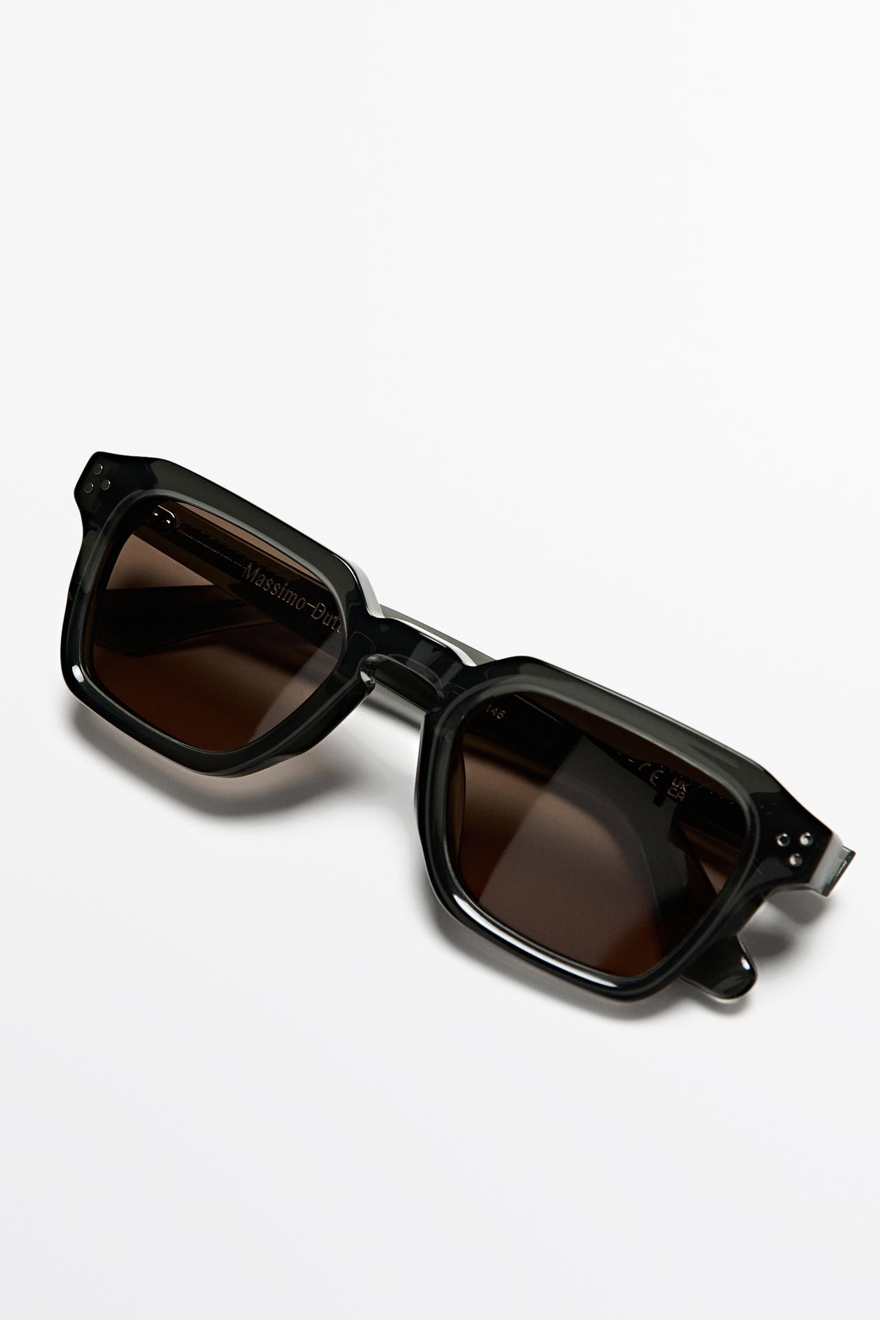 Rectangular sunglasses — GREEN