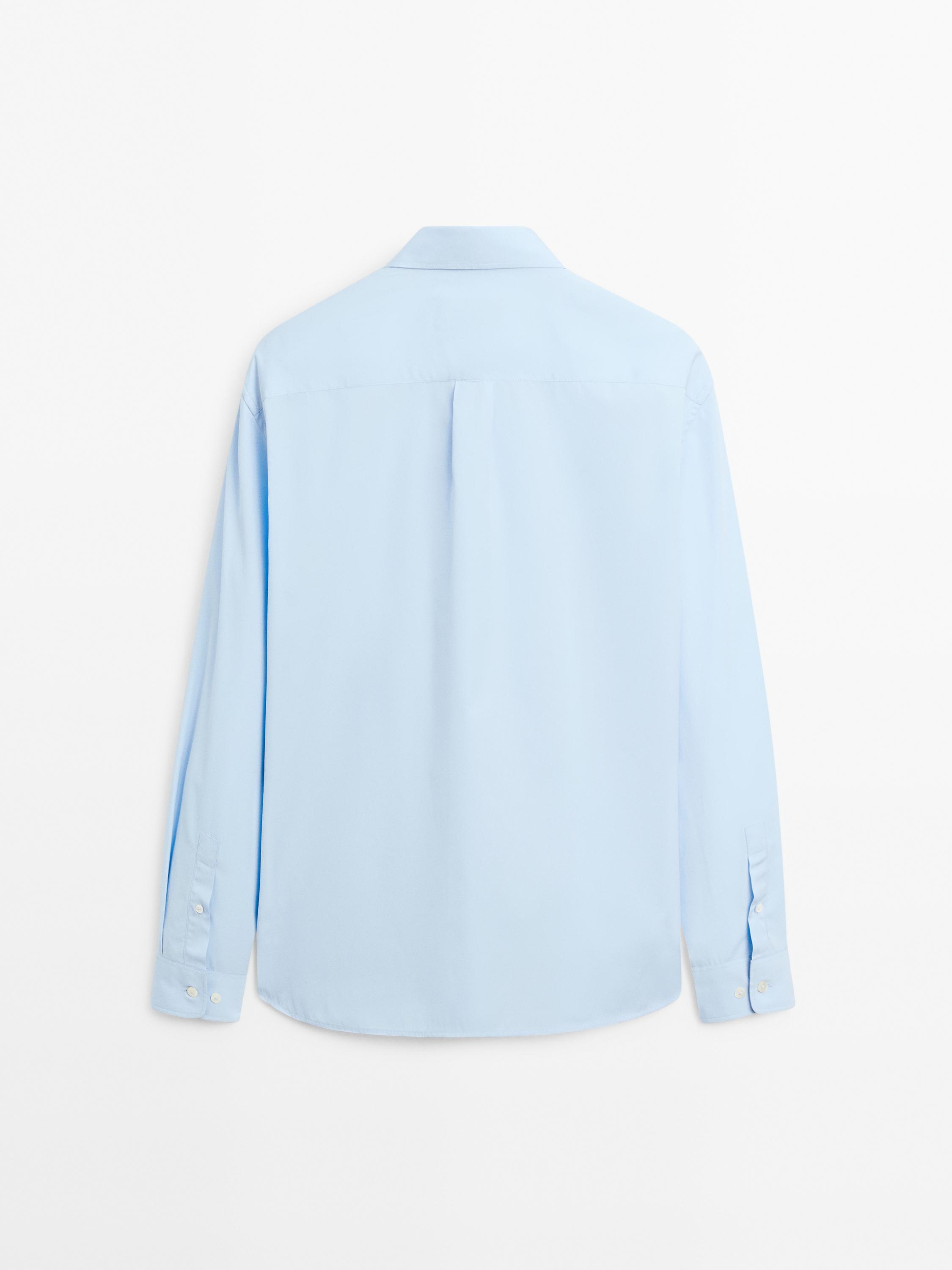 Camisa regular fit 100% algodón