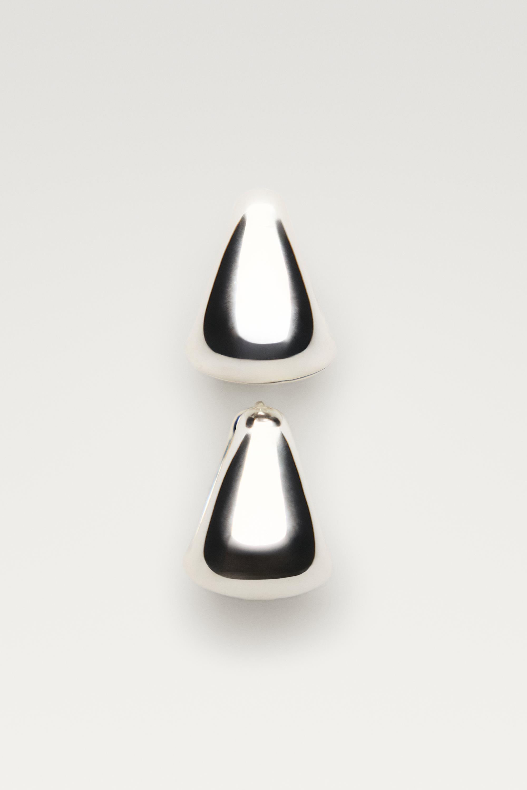 Voluminous earrings — SILVER