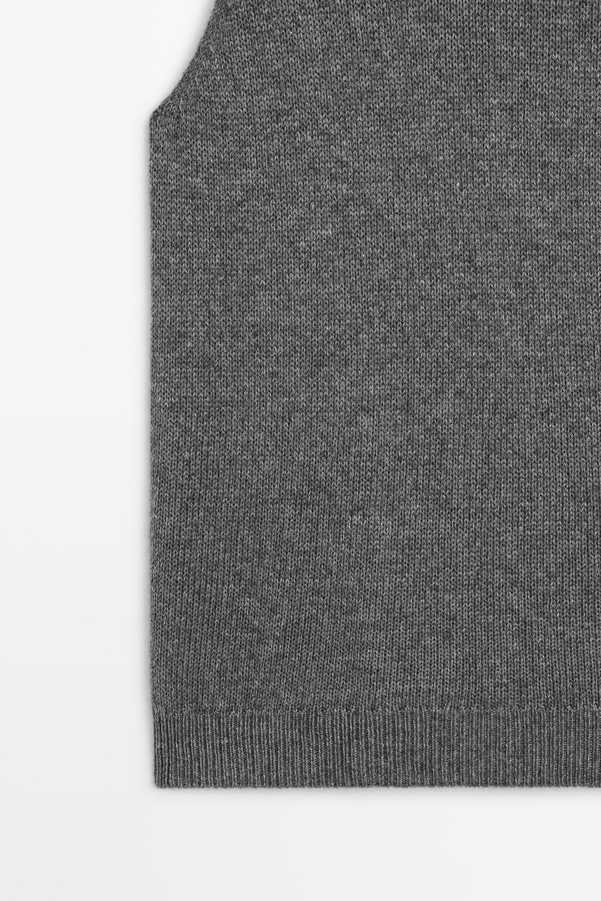 Massimo Dutti Triko halter yaka top