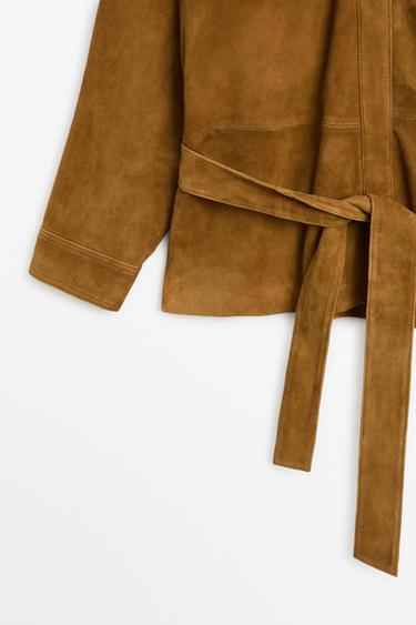 Suede jacket — DARK CAMEL 7