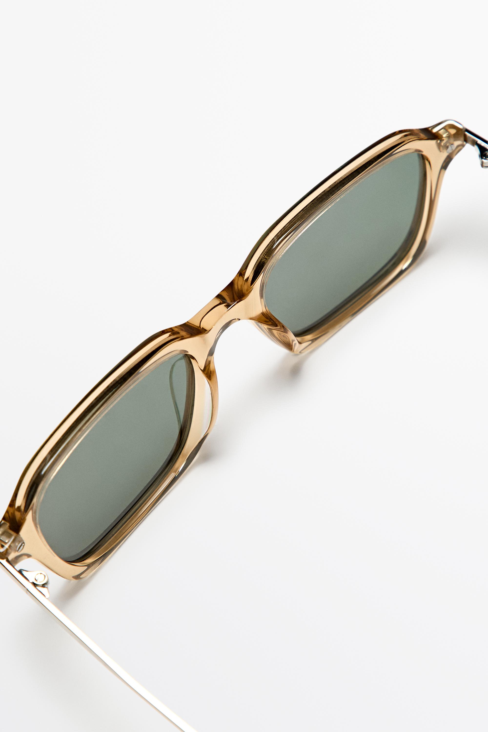 Square sunglasses — Mustard