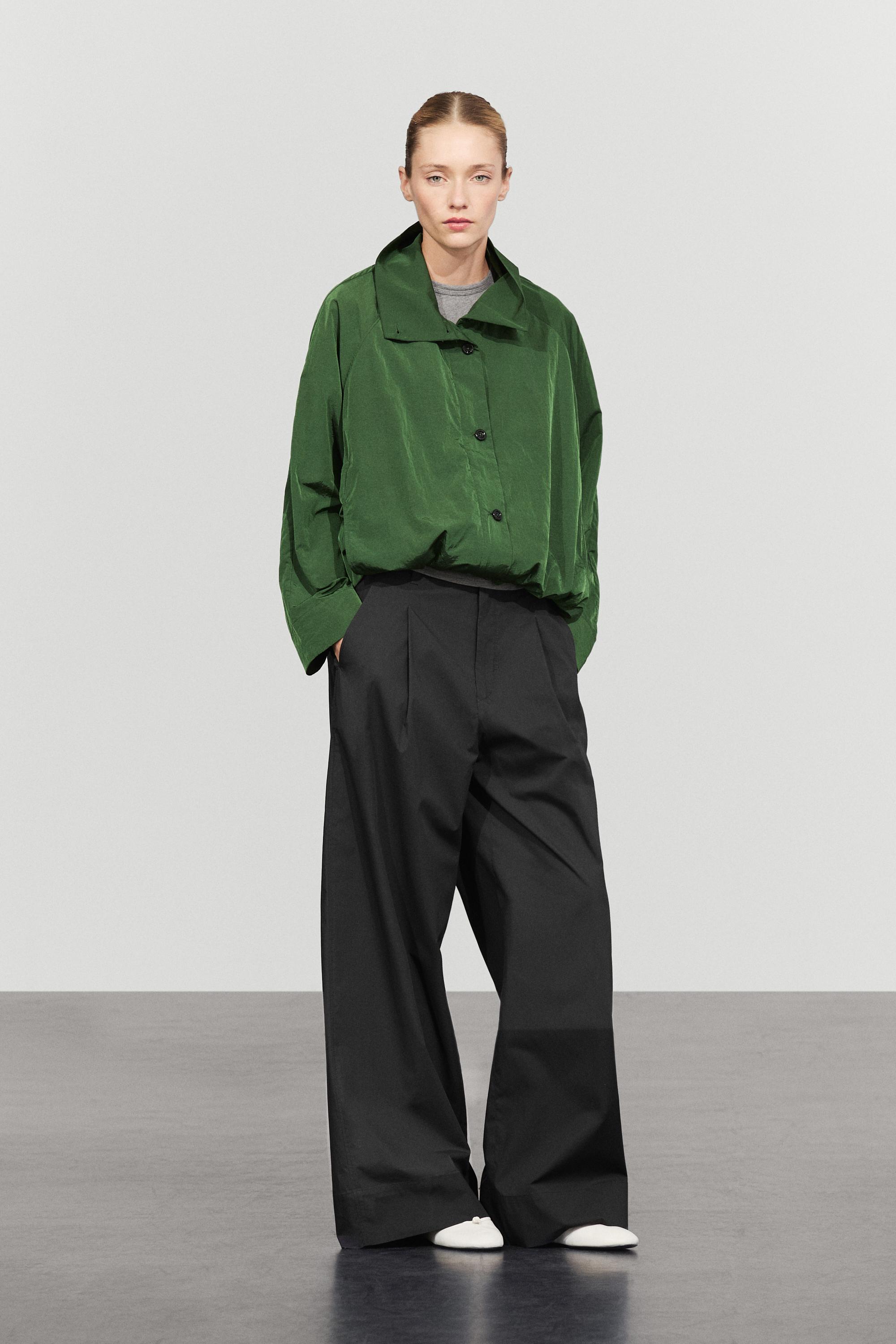 Technical bomber jacket — GREEN
