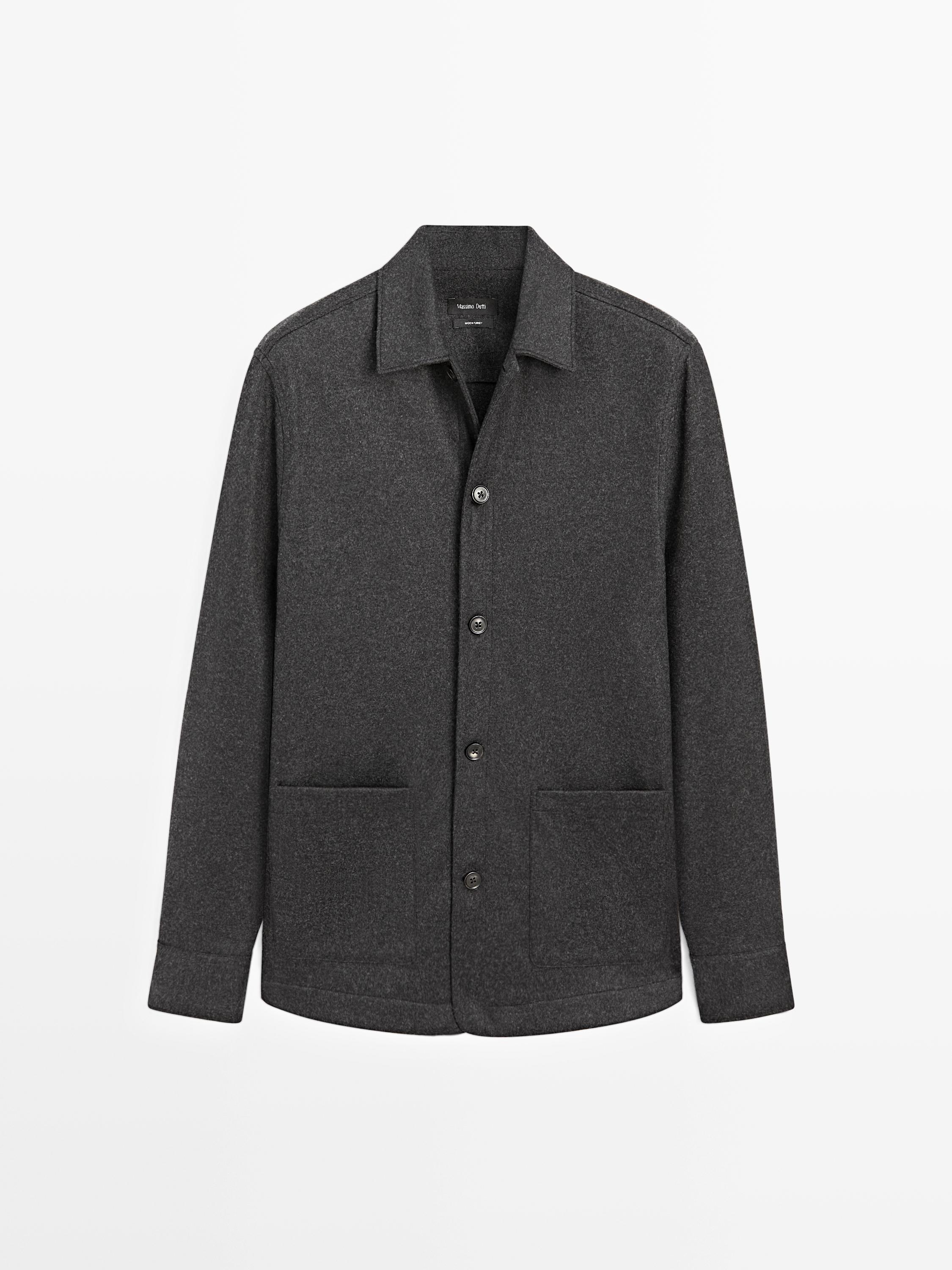 100 % vilnas virskrekls ar kabatām