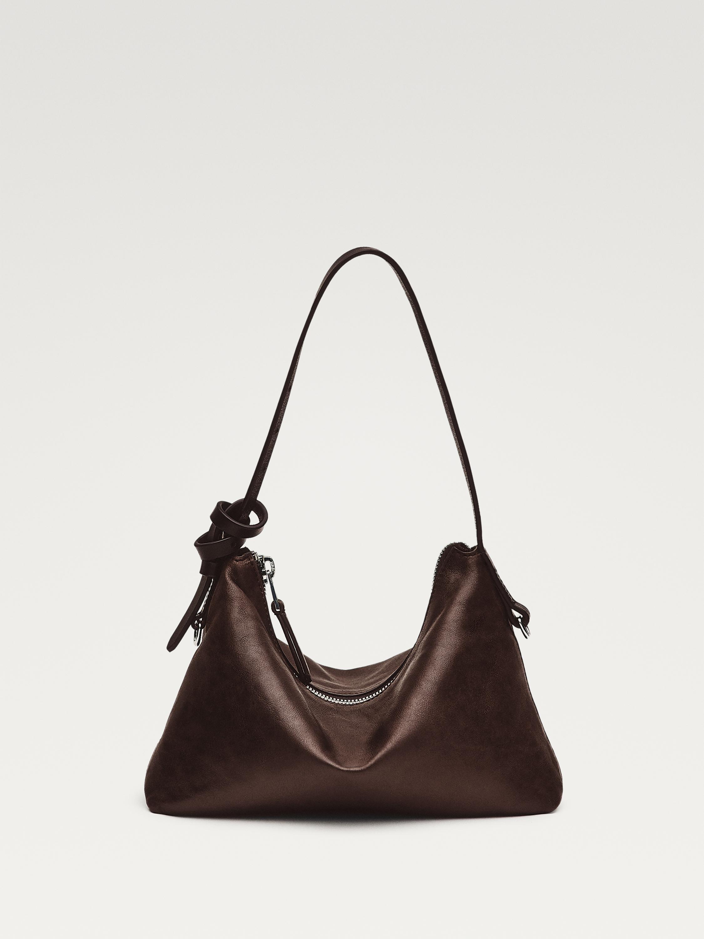 Small nappa leather bag