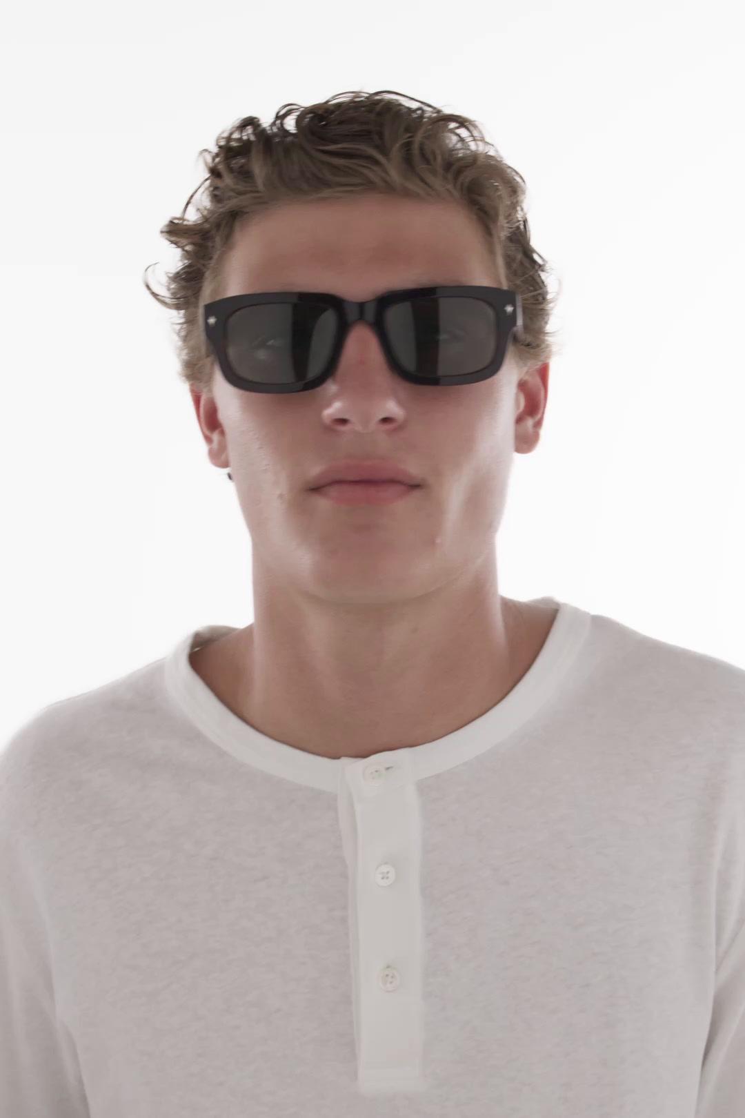 Rectangular sunglasses