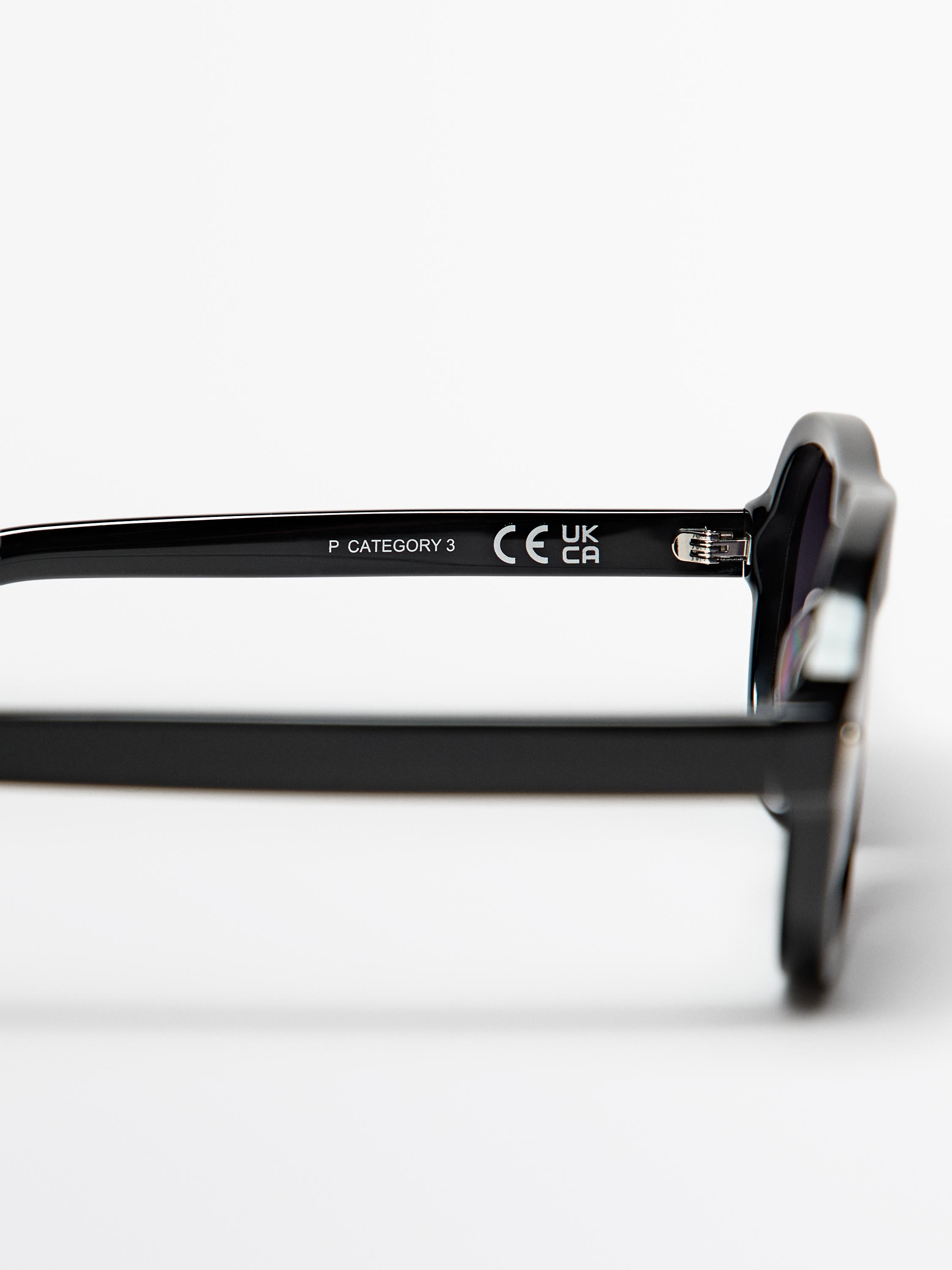 Aviator sunglasses — BLACK