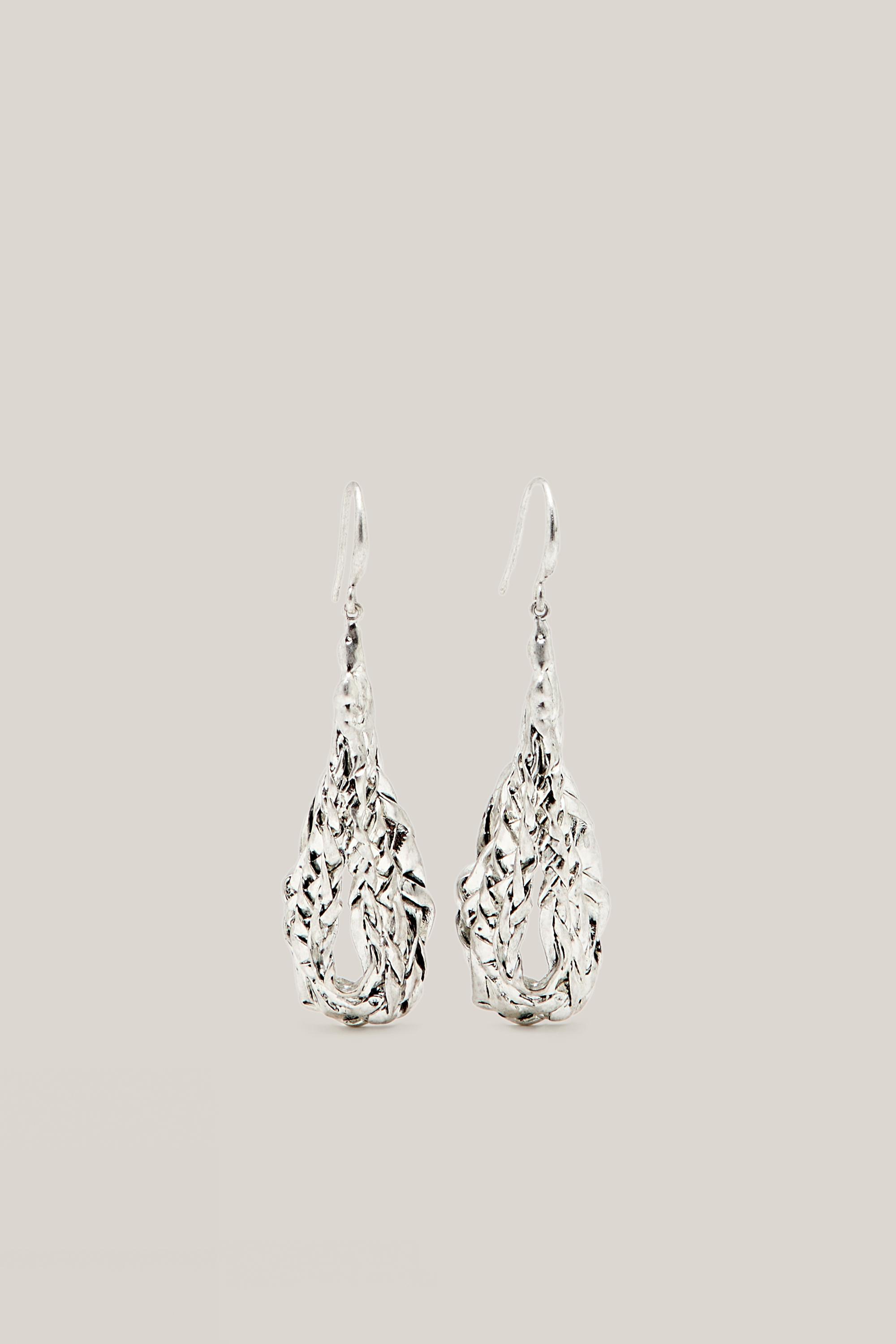 Textured basket earrings - LIMITED EDITION