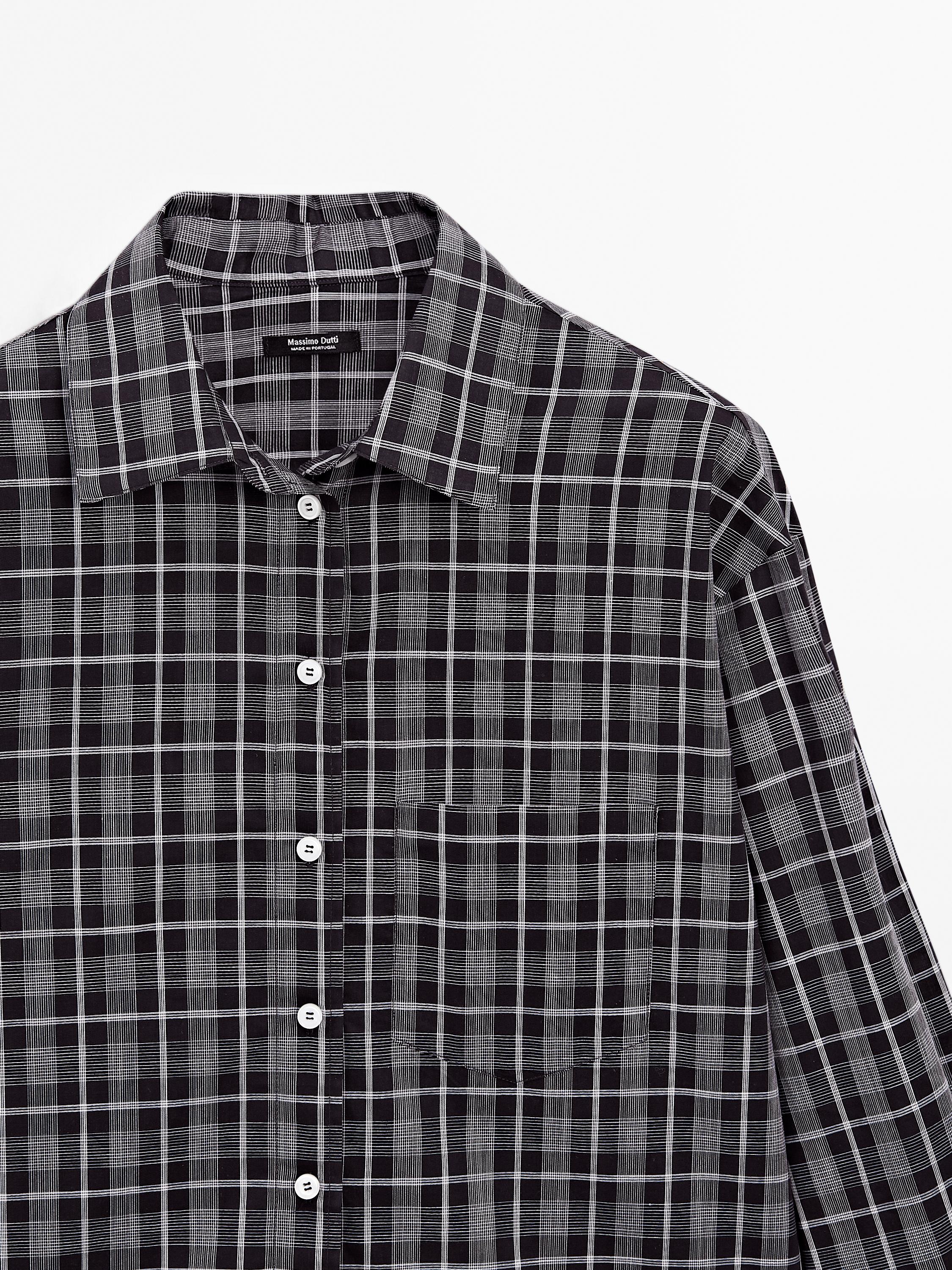 100% cotton check shirt