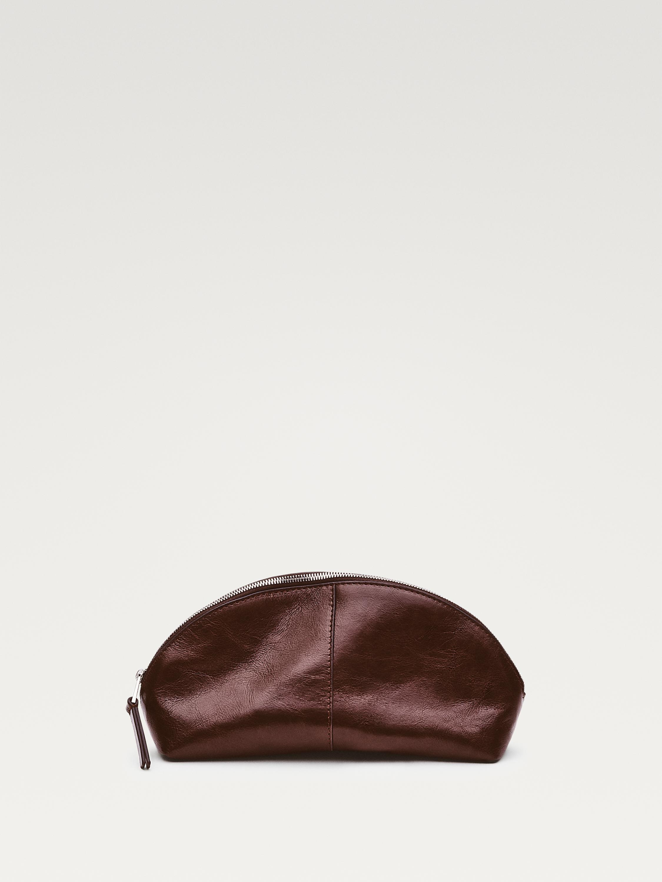 Nappa leather toiletry bag