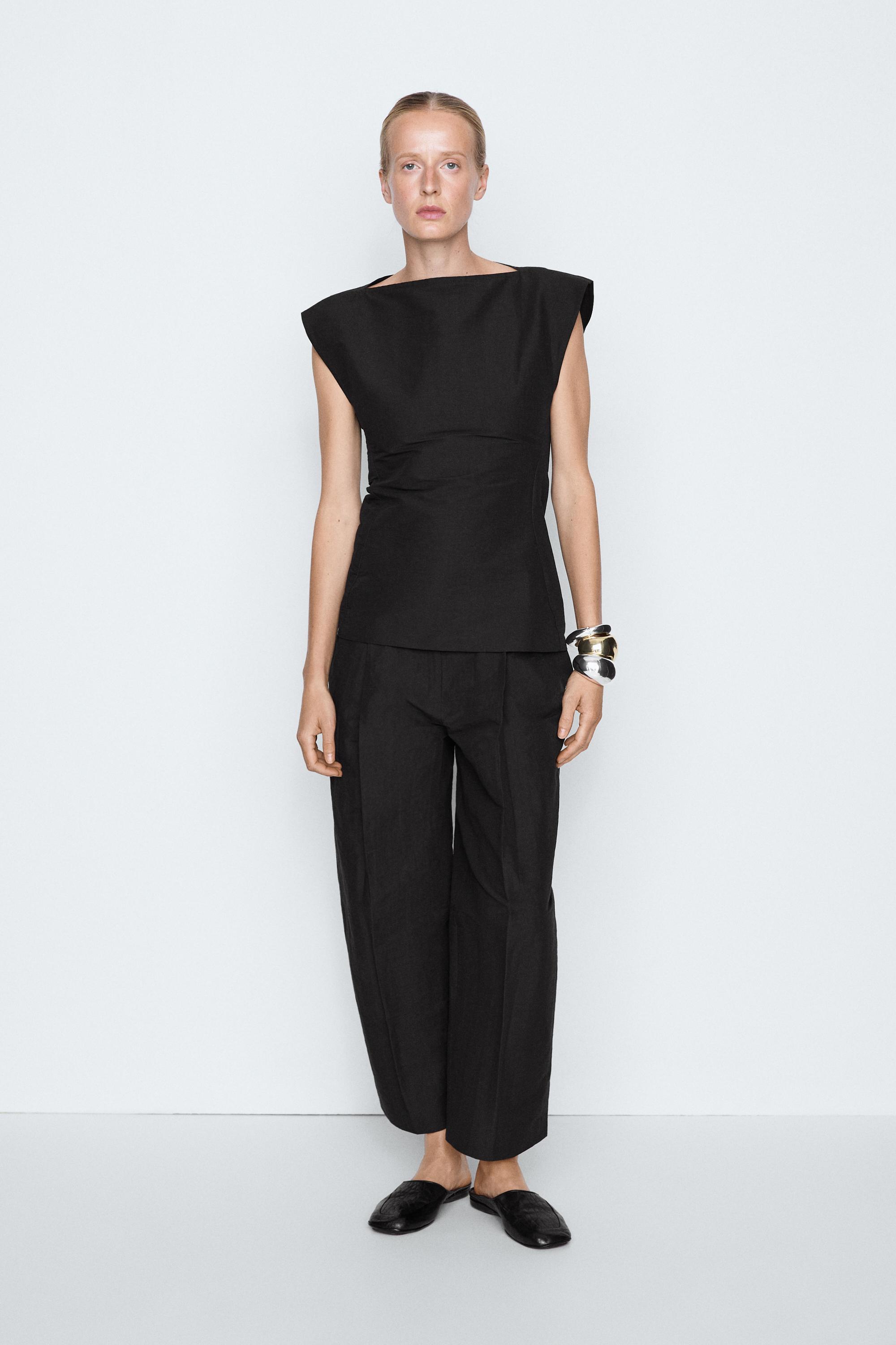 Top entallat detall cremallera - STUDIO