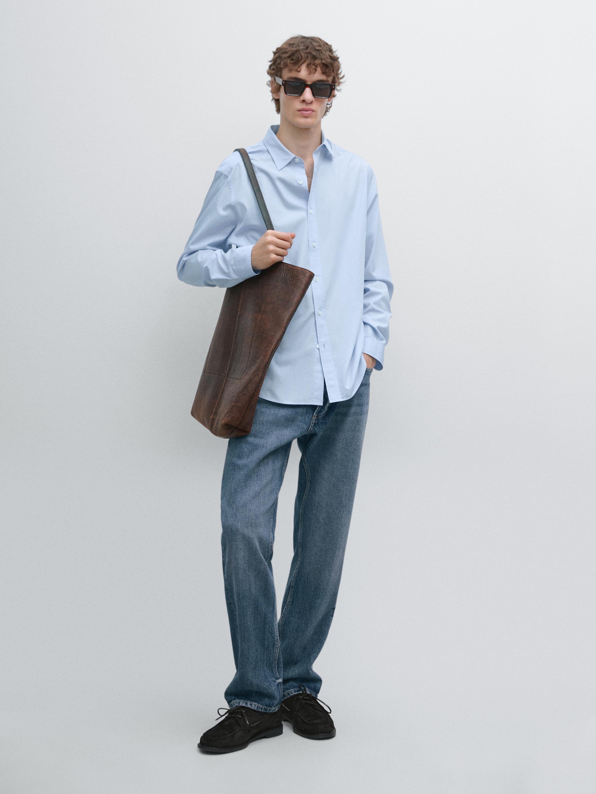 Regular fit striped shirt