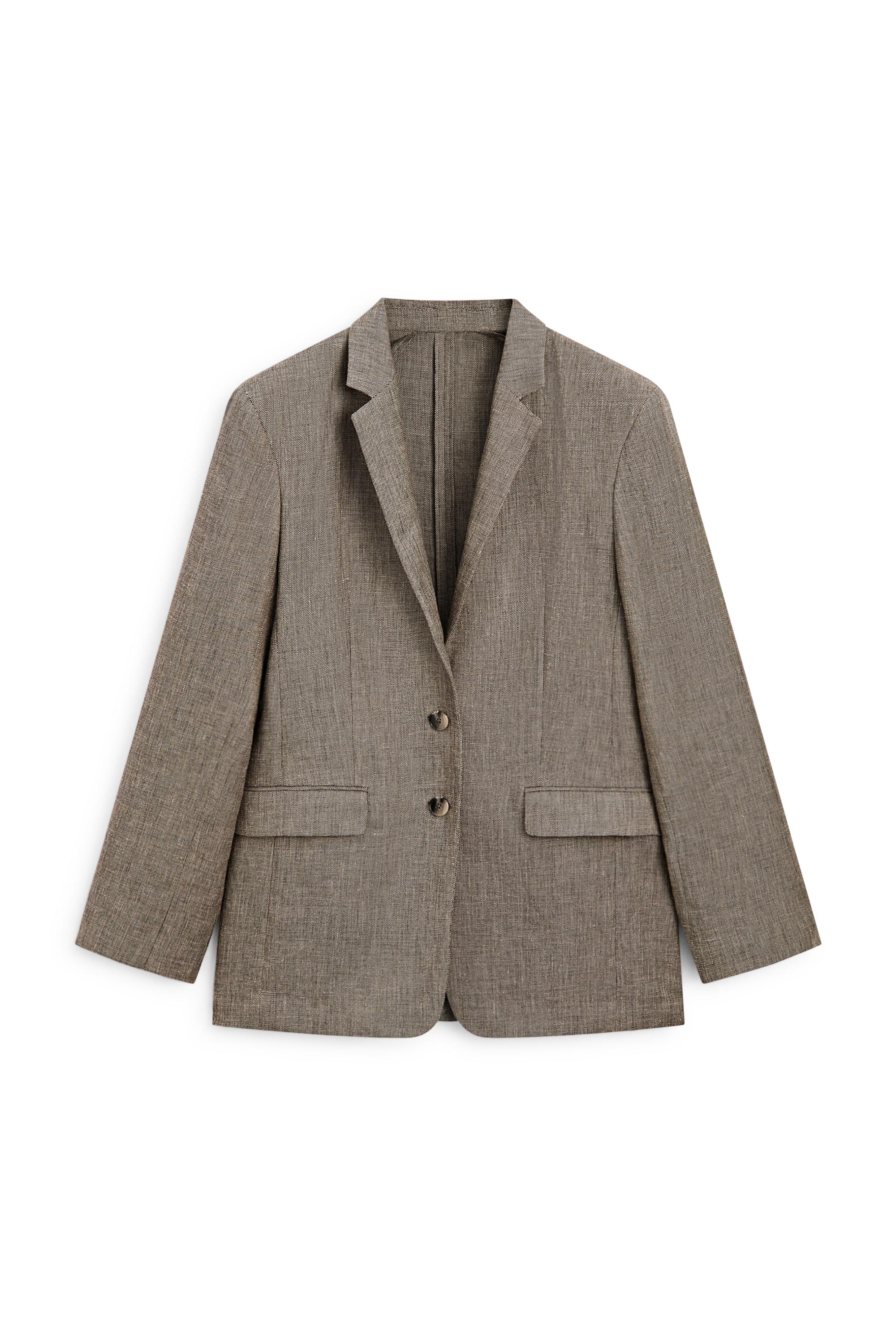 Mottled blazer - STUDIO — GREENISH