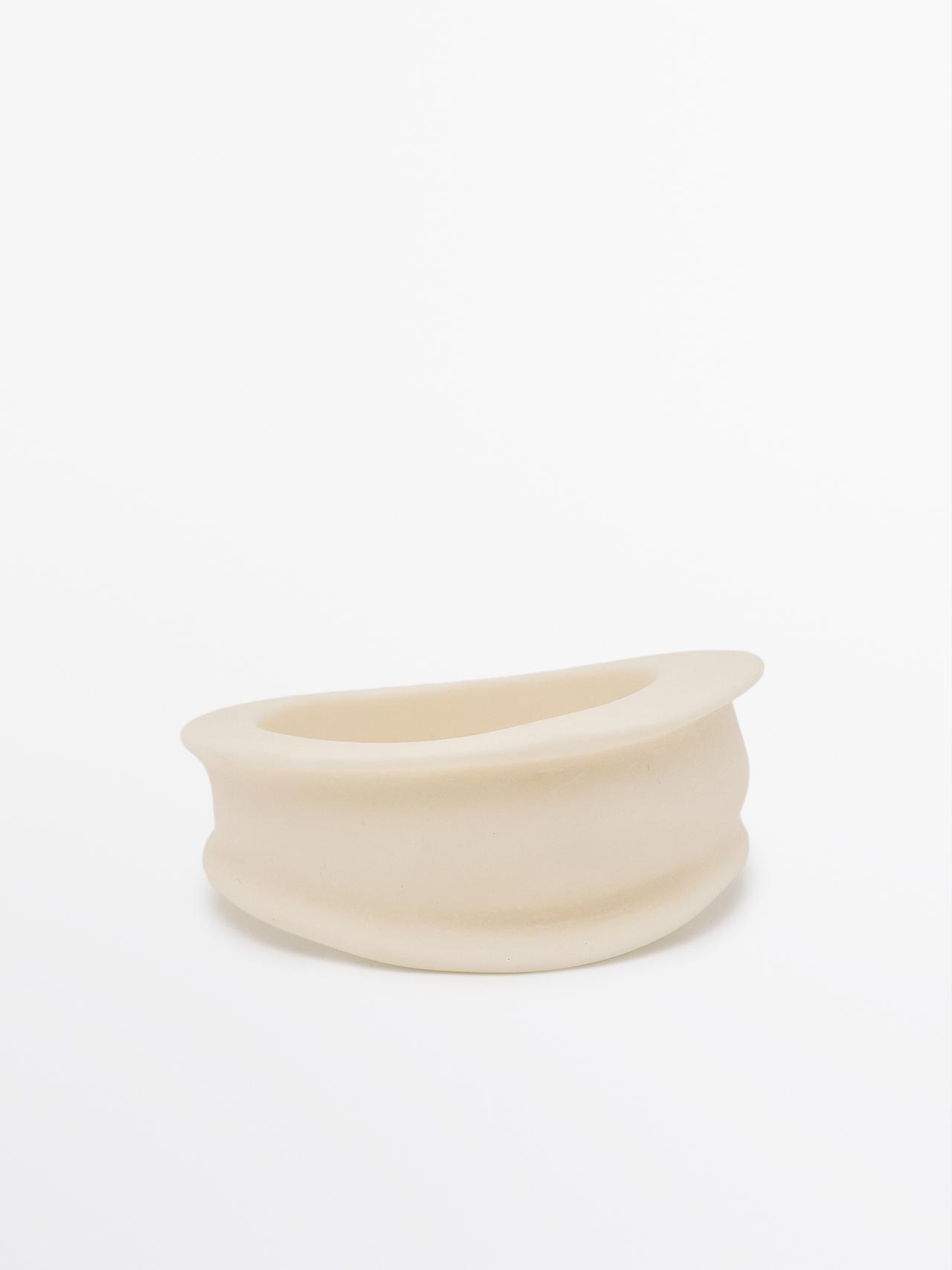 Massimo Dutti - Dame - Armbånd I Mat Resin - Hornfarvet - 01