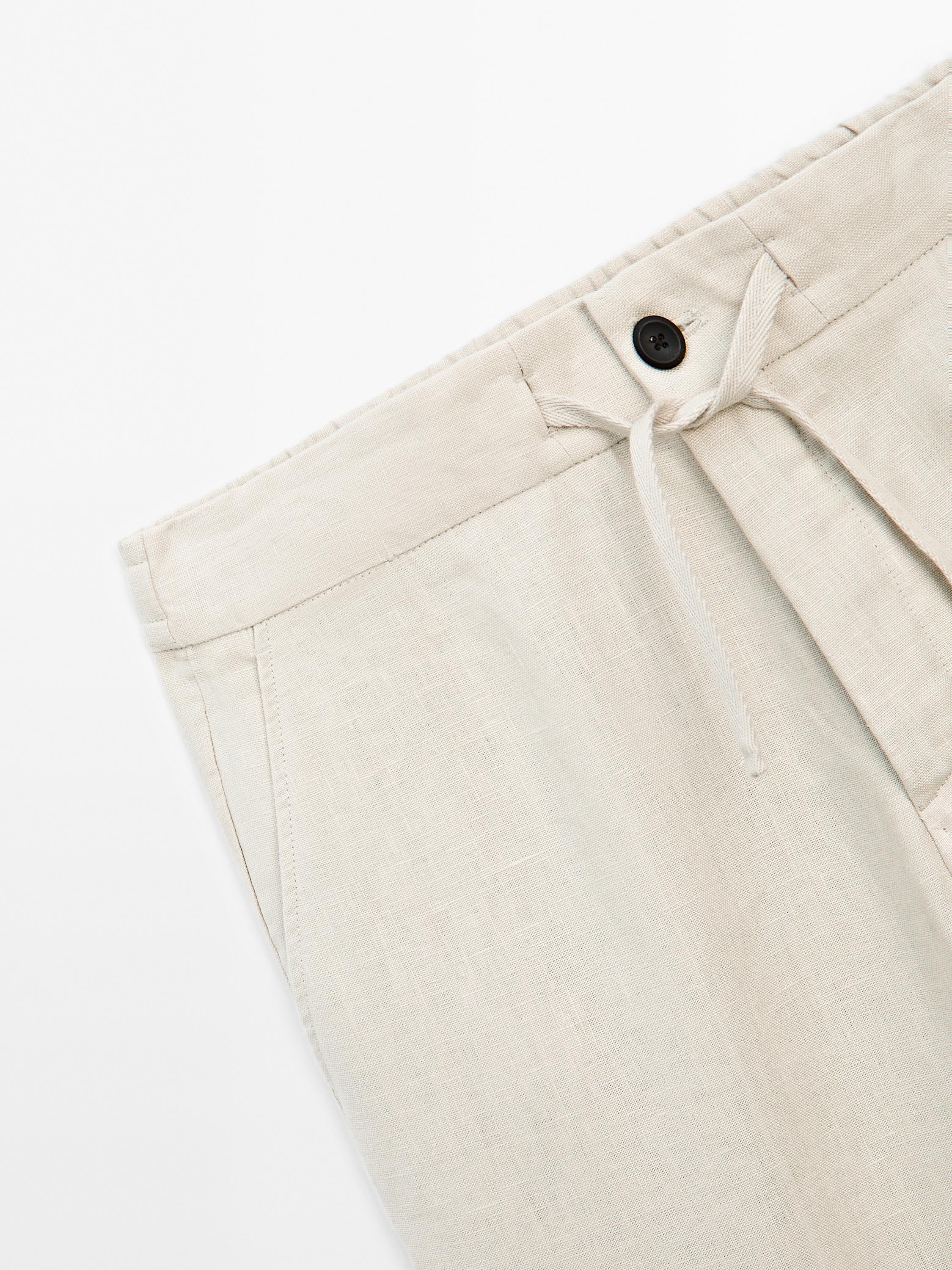 Leichte Hose aus 100 % Leinen