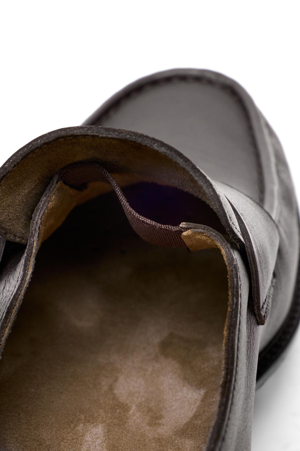 Soft leather moc toe loafer - LIMITED EDITION — BROWN