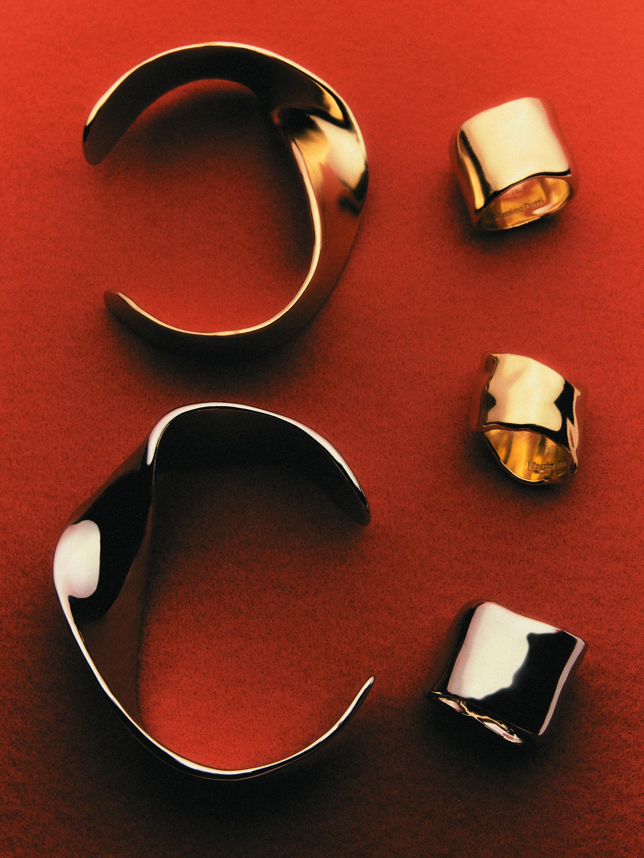 Pulsera ancha textura