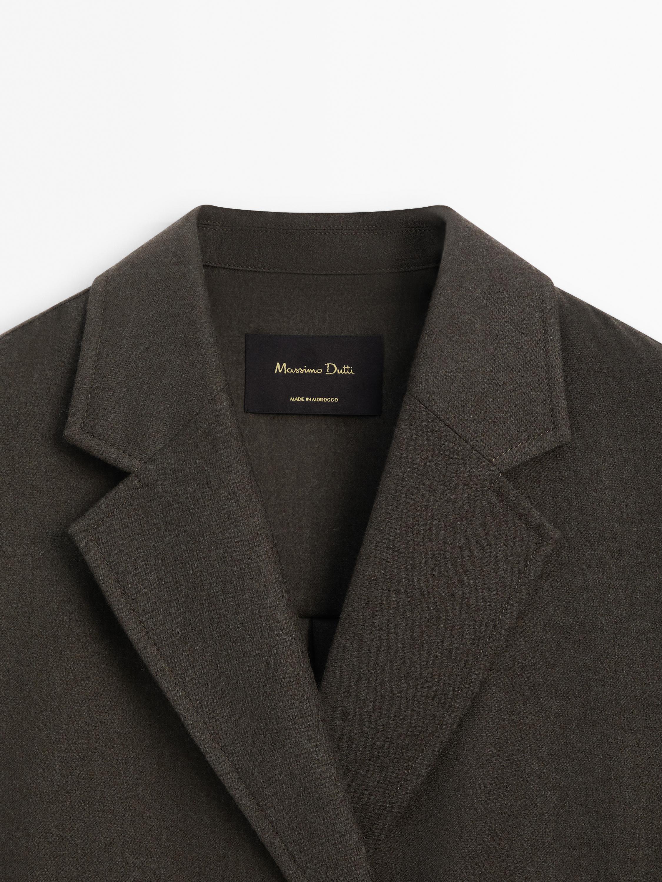 Blazer cache-cœur 100 % laine