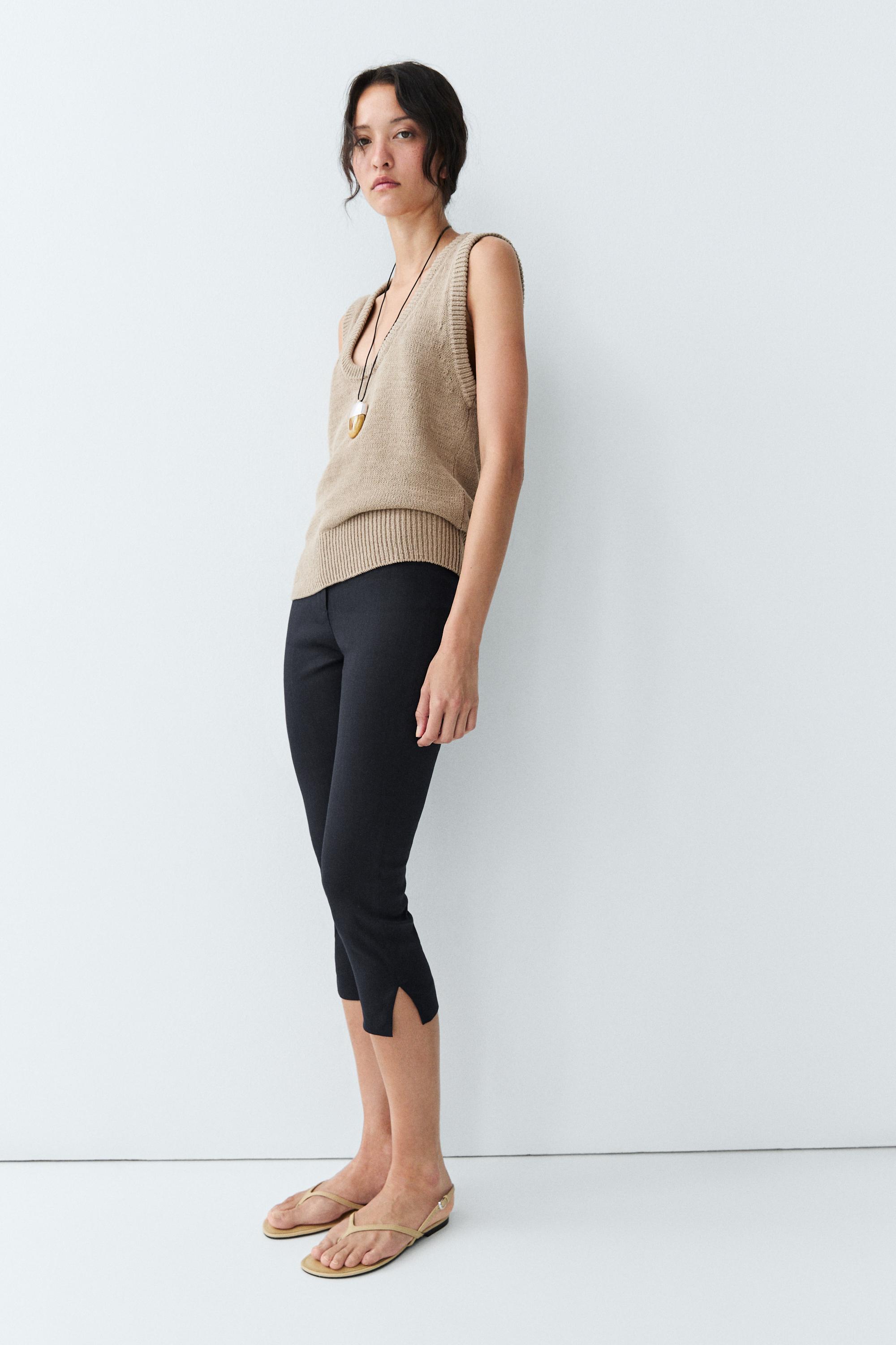 Lightweight linen blend pants — NAVY BLUE