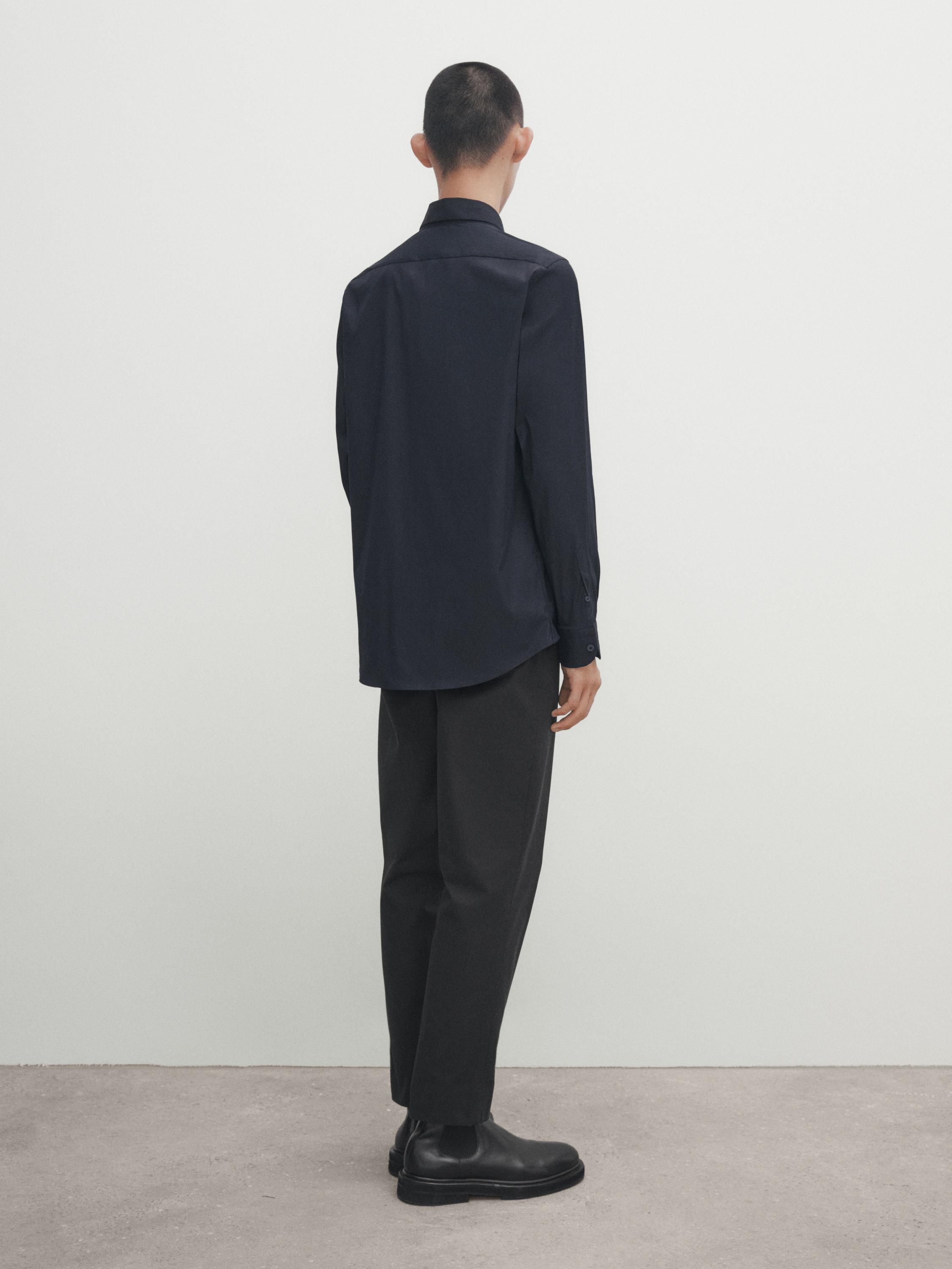 Slim fit stretchy shirt - Studio