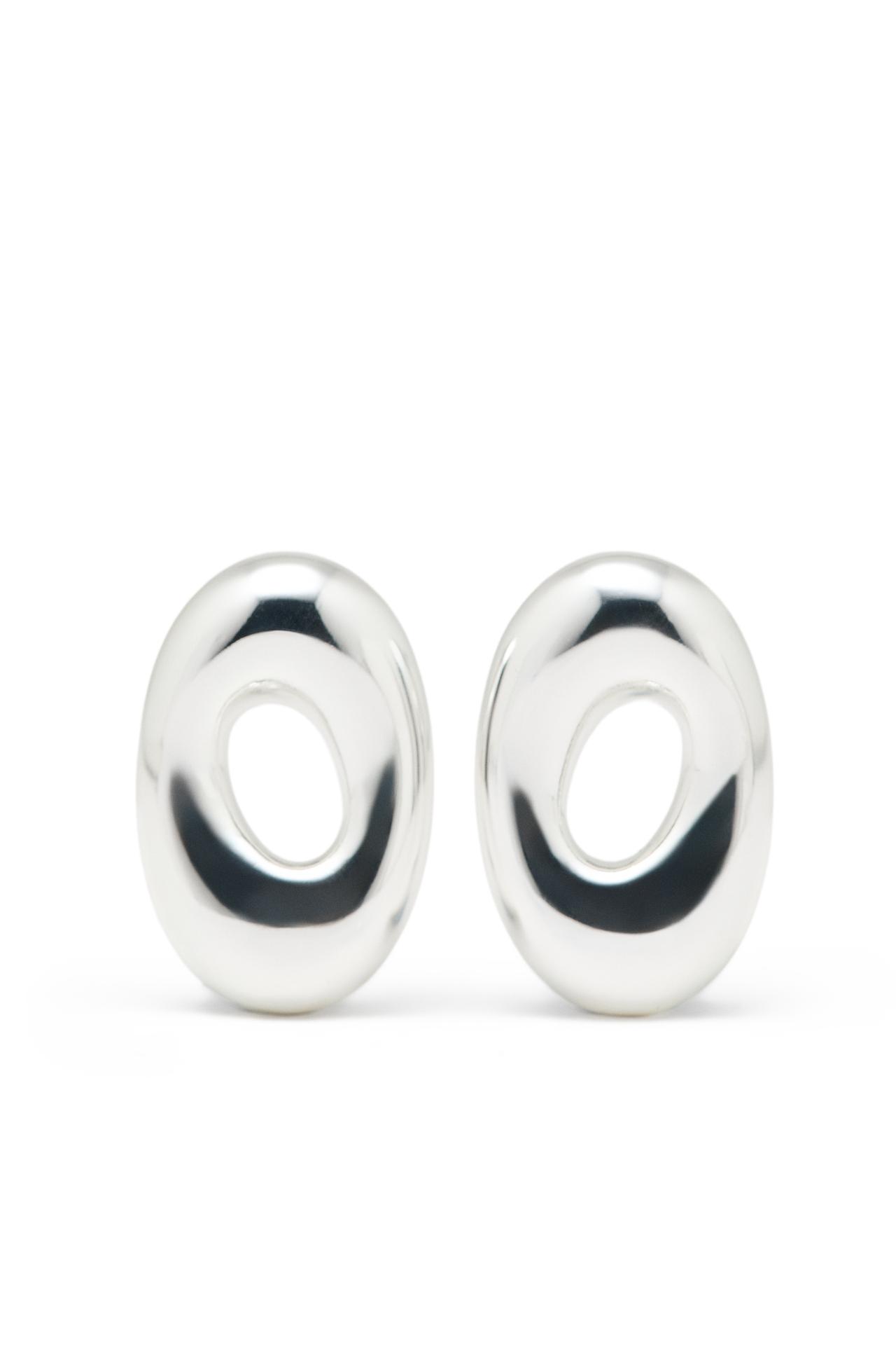 Oval earrings - LIMITED EDITION — SILVER
