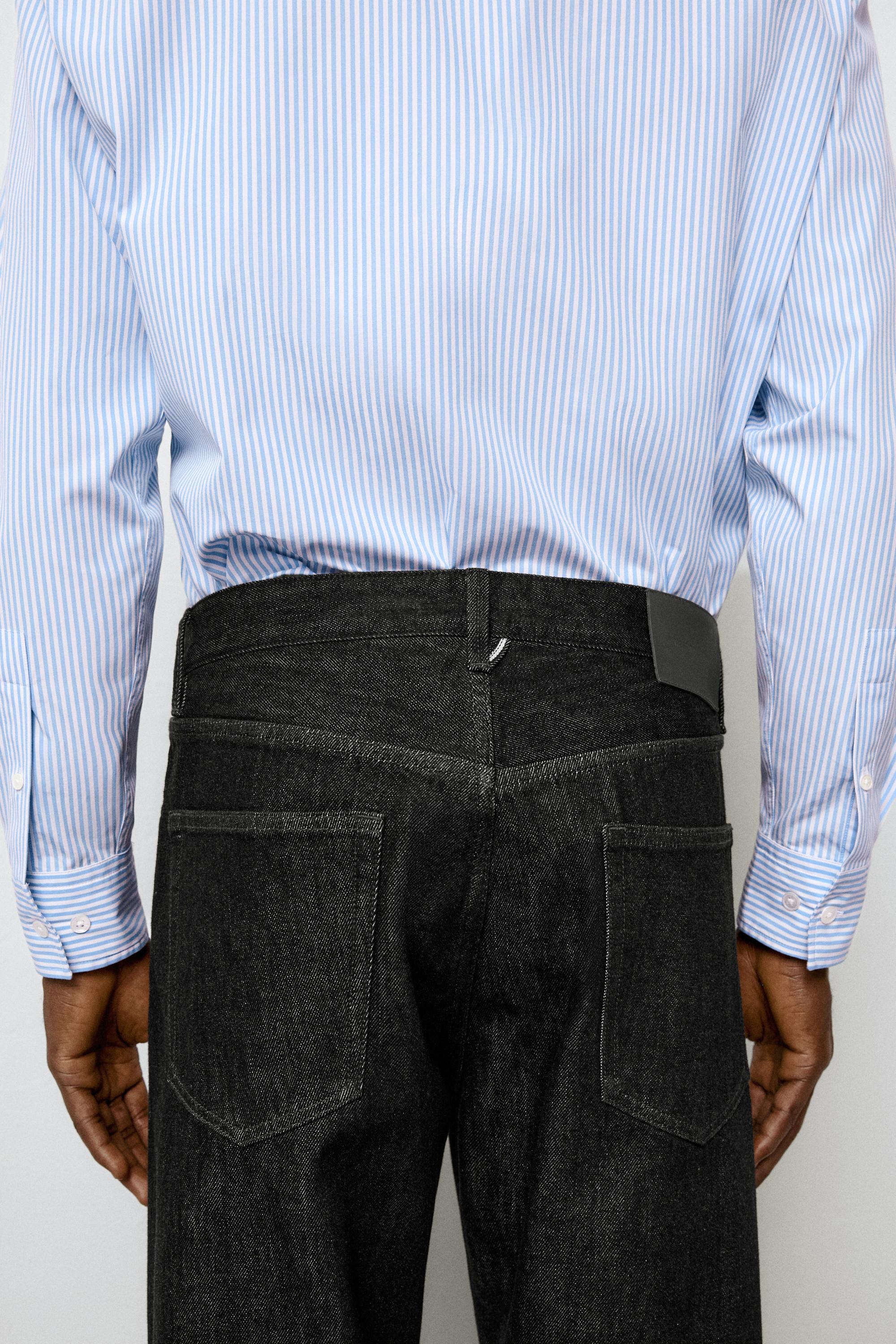 Selvedge fit jeans — BLACK