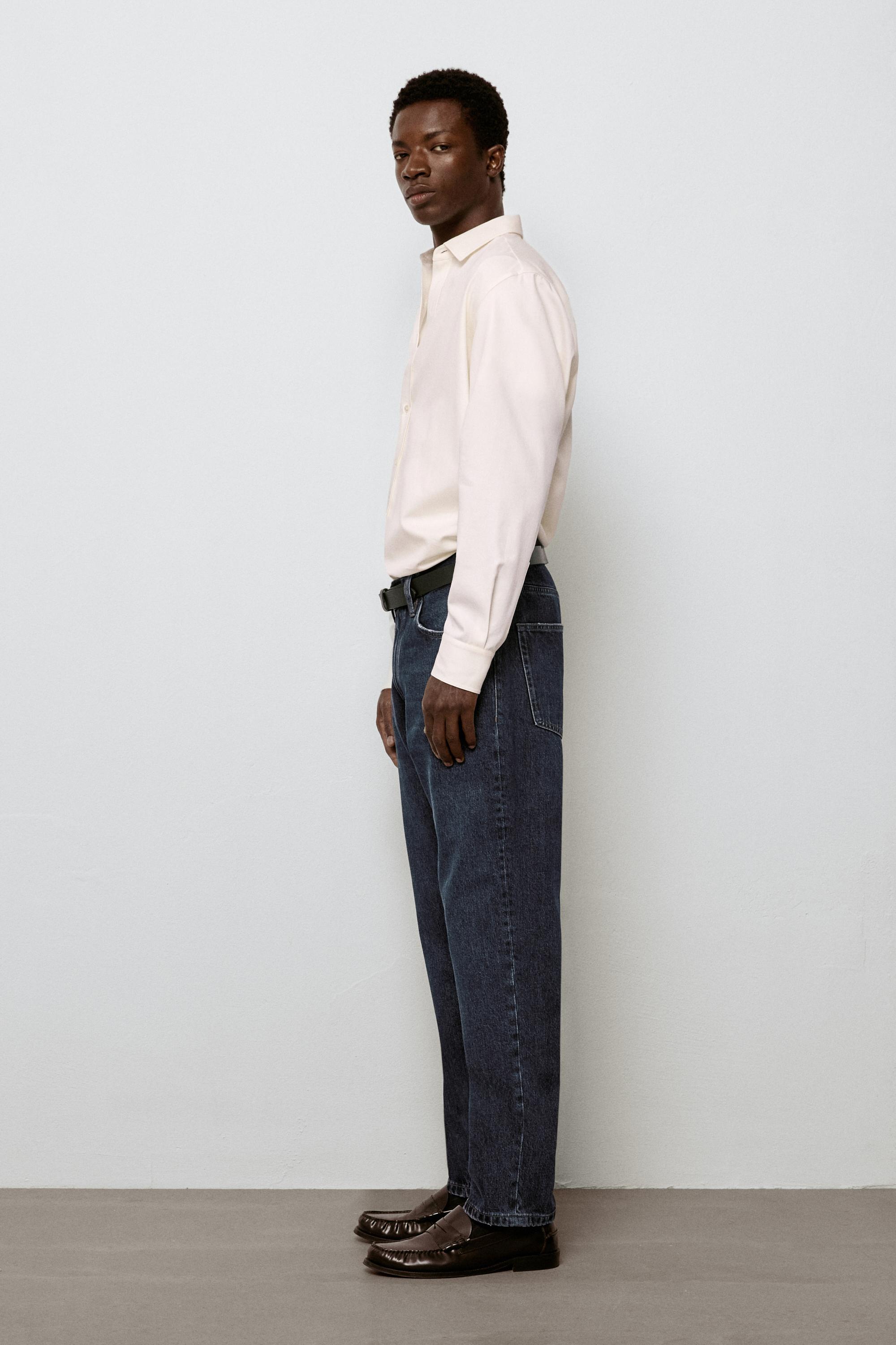 Tapered fit jeans — Dark Blue