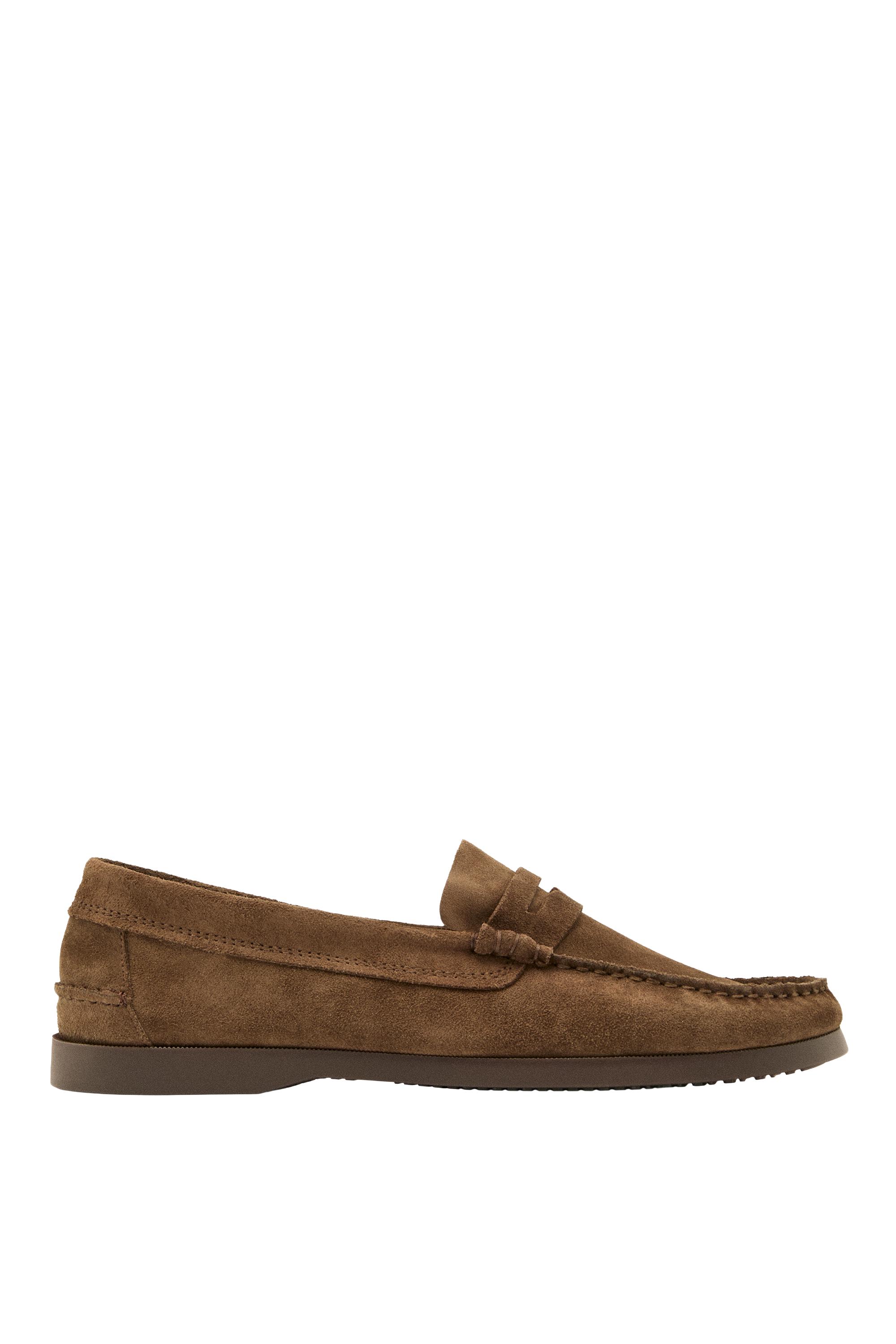 Massimo Dutti ペニーローファー ダークブラウン Soft leather penny loafers · Brown · Loafer | Massimo Dutti
