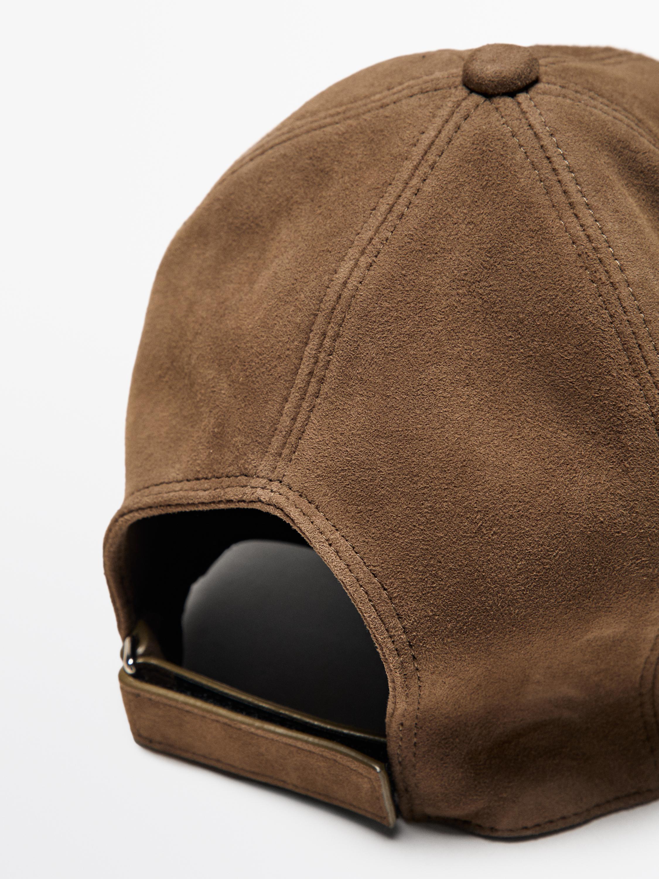 Gorra piel ante