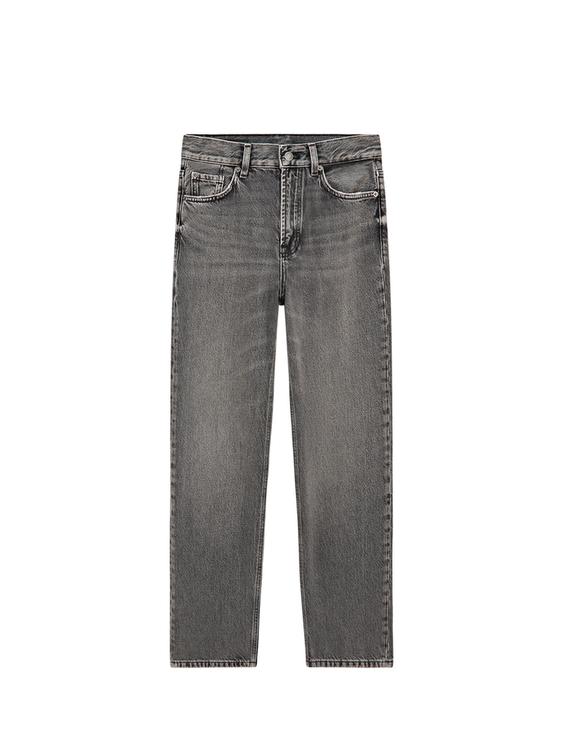 Straight fit yüksek bel jean
