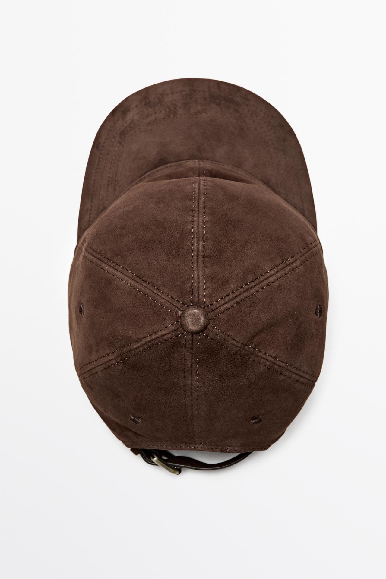 Suede cap — Caramel