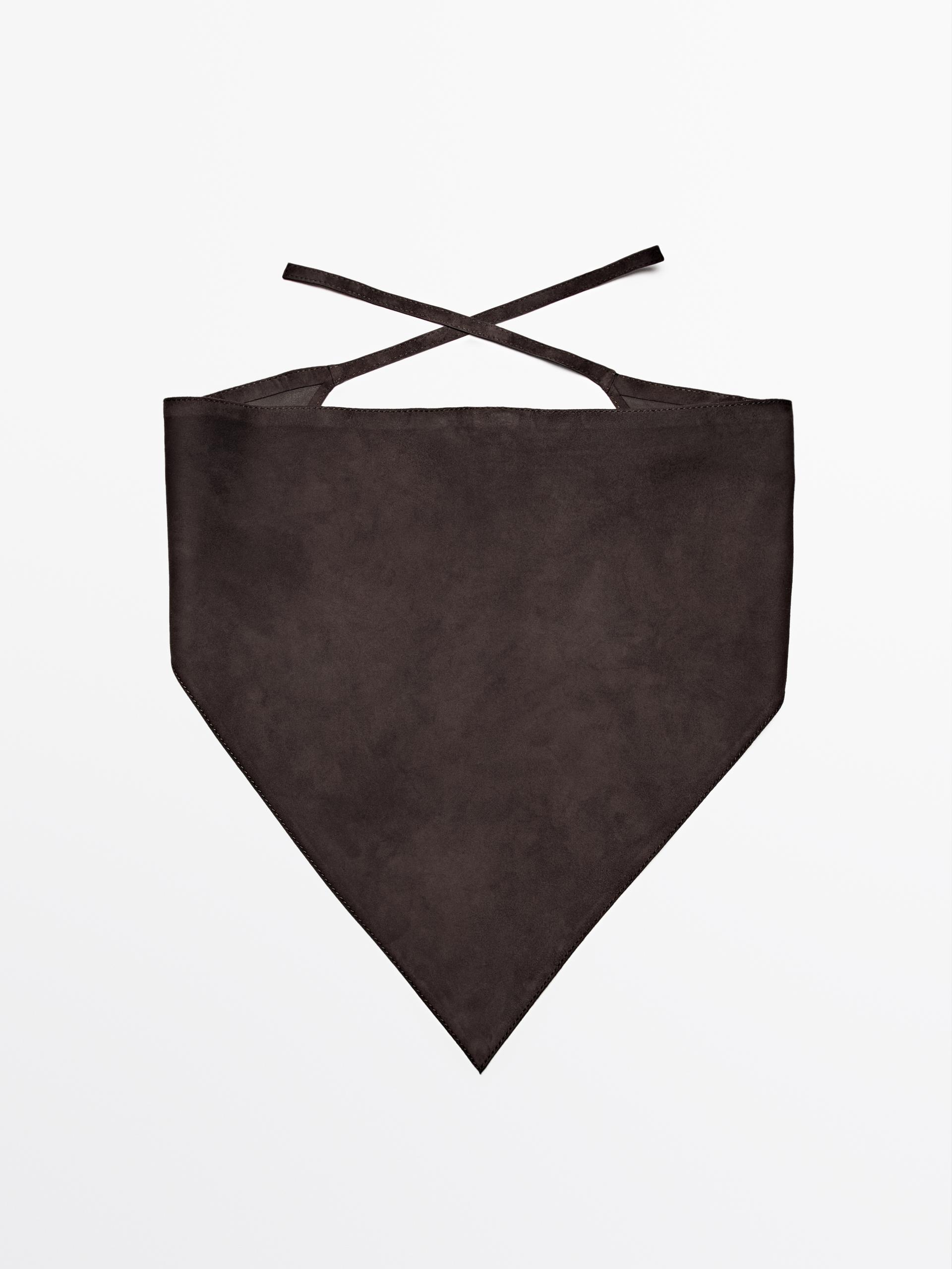suede-leather-bandana-chocolate-black-scarves-massimo-dutti