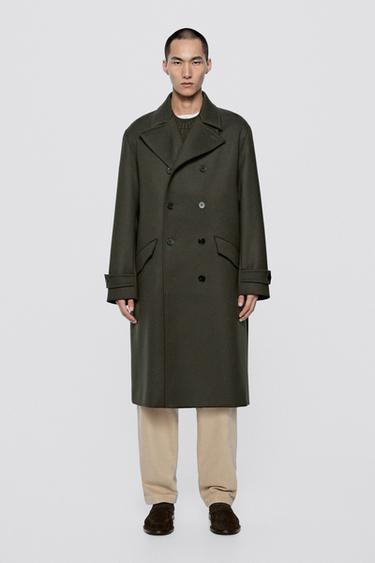 Double-breasted long coat - LIMITED EDITION — GREEN 1