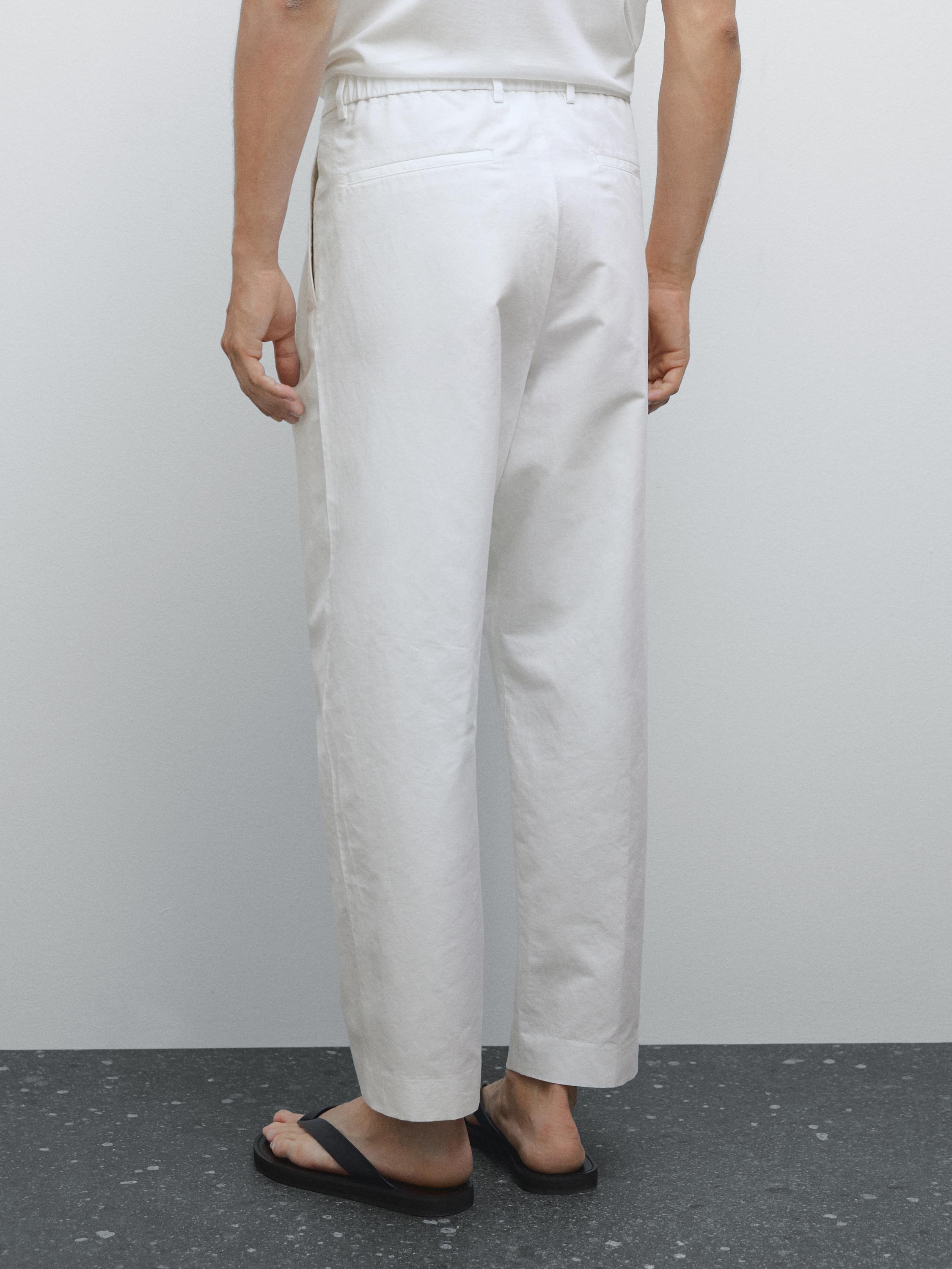 Kalhoty balloon fit s dvojitými záševky