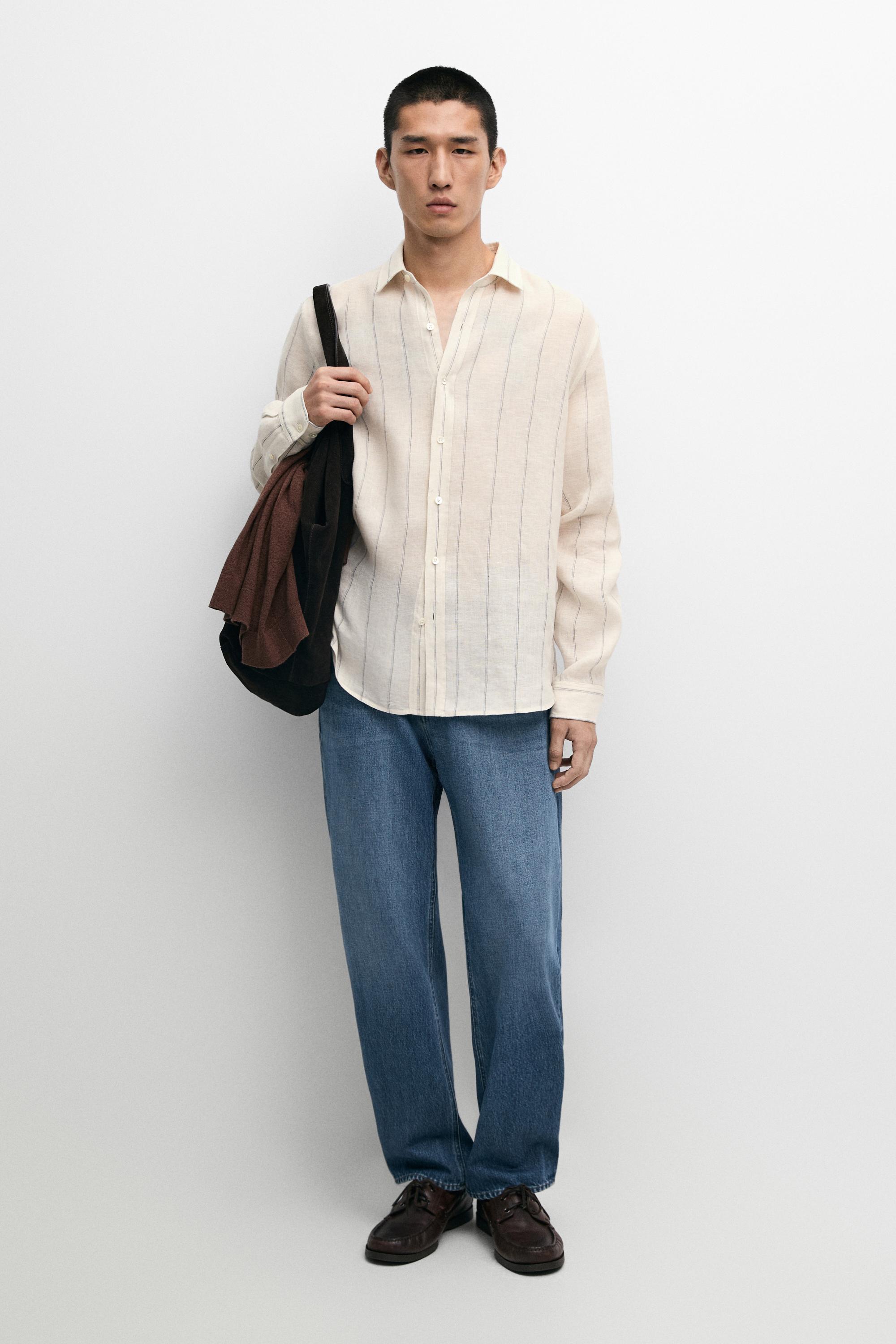 Jeans Barrel Fit - Azzurro - 30 (It 44) - Massimo Dutti - Male-image