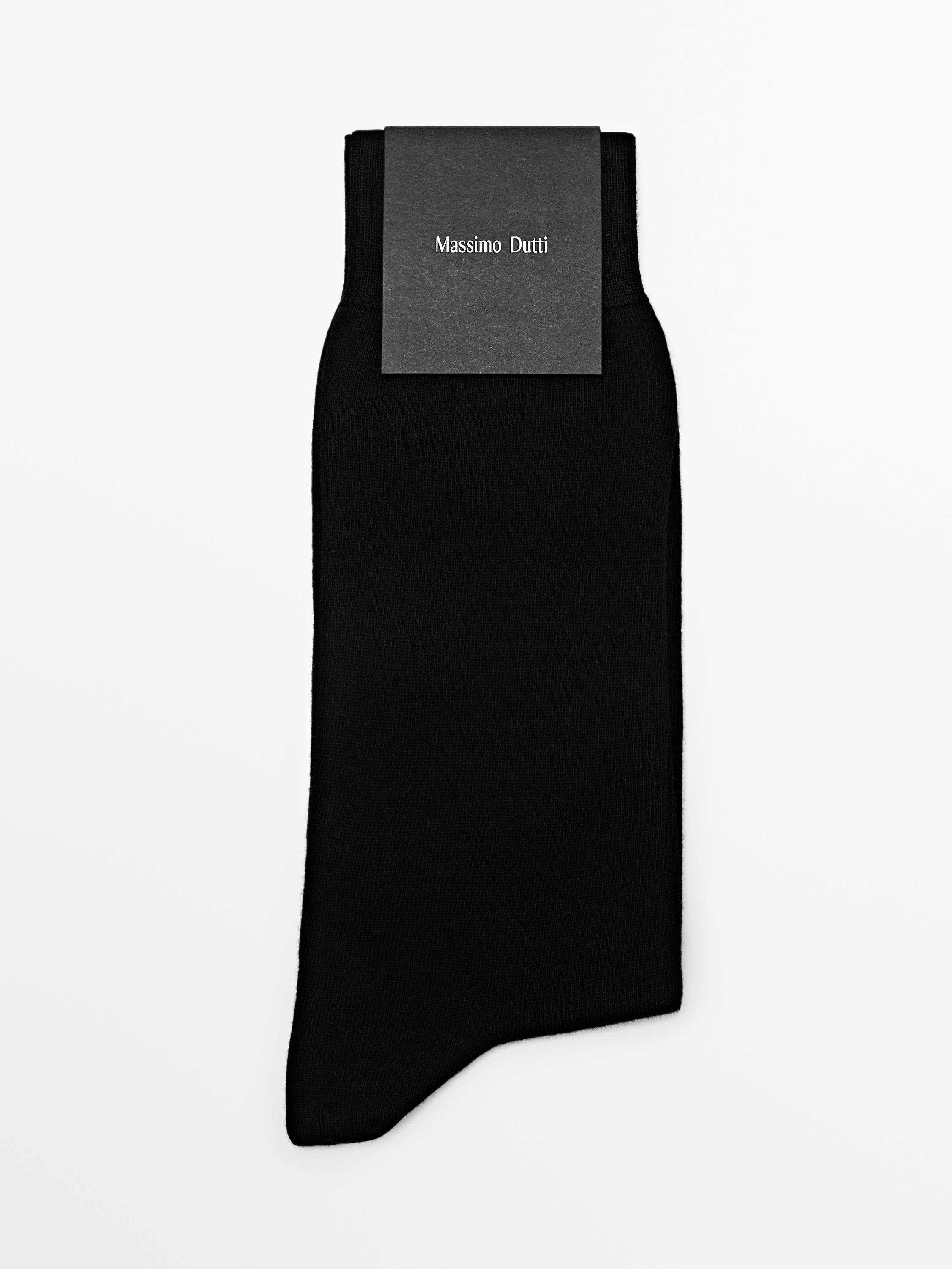 Calcetines punto liso mezcla algodón