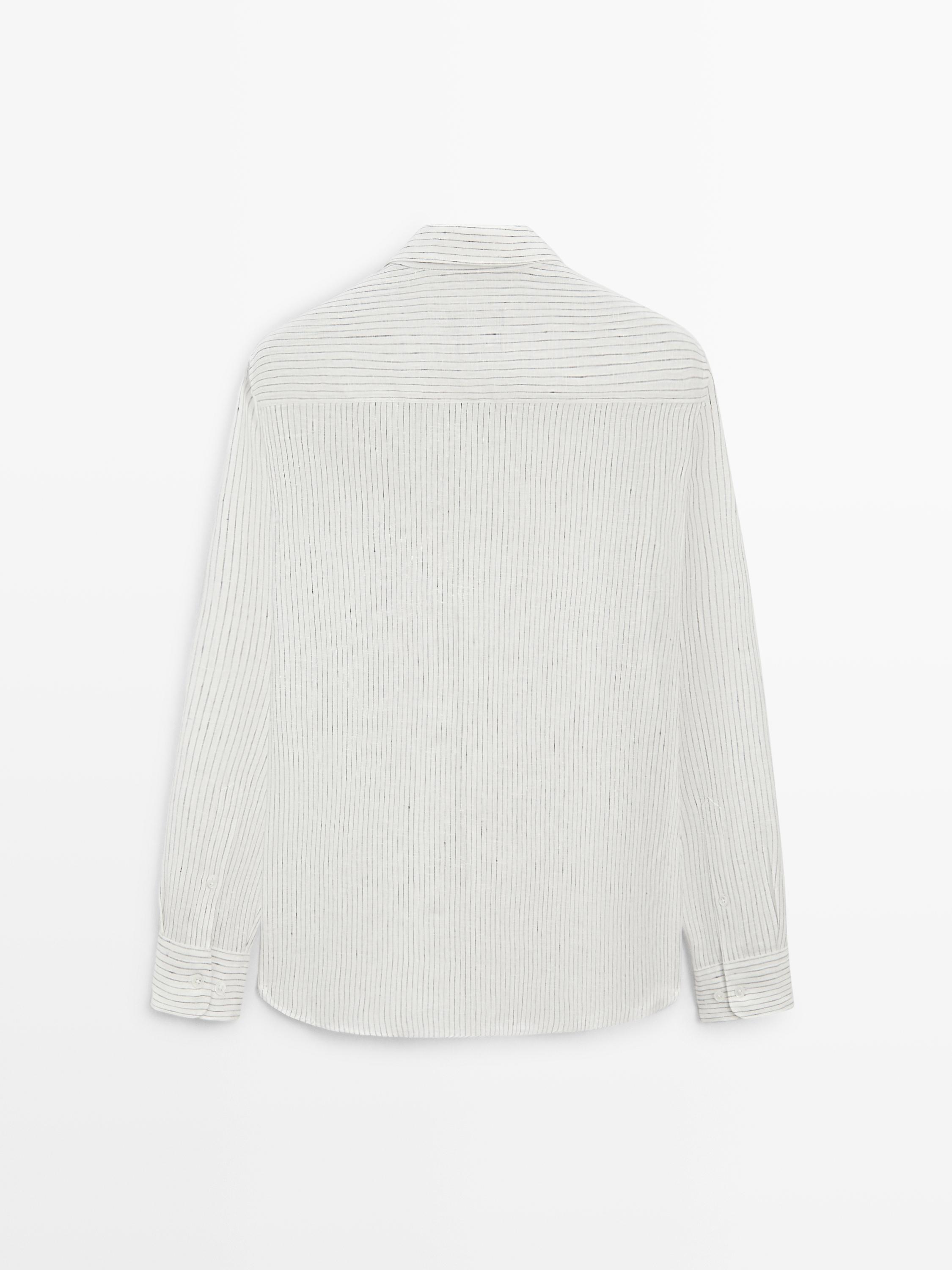 Striped linen shirt