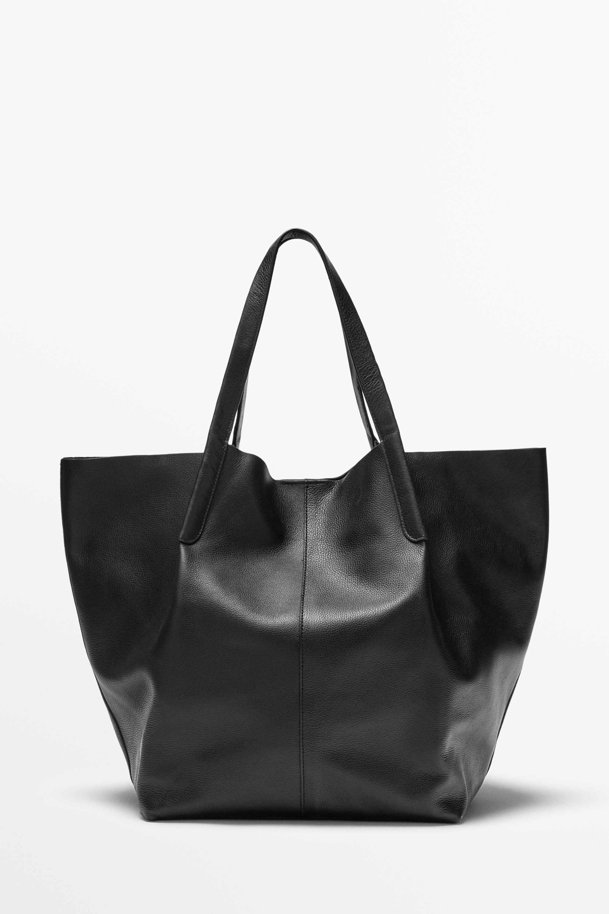 Nappa leather tote bag