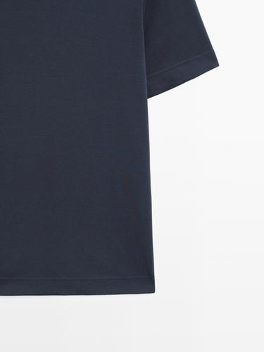 Short sleeve interlock T-shirt — NAVY BLUE 7