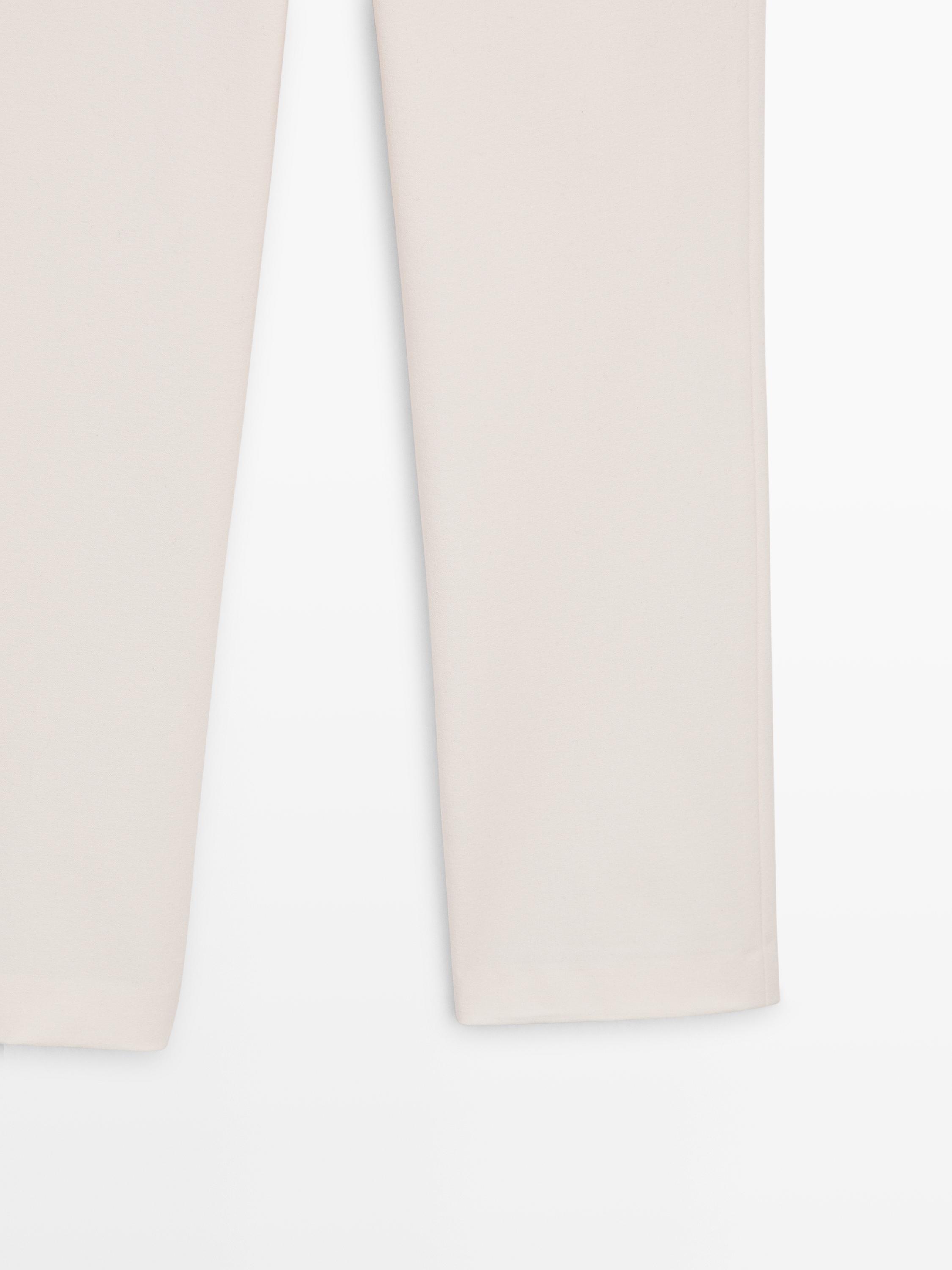 Straight-leg technical trousers — Off white